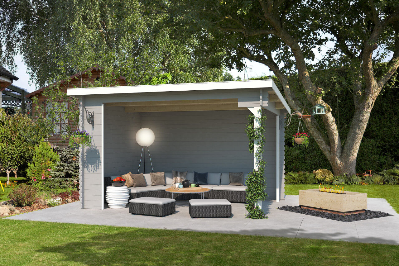 Lasita Maja Pultdach Gartenpavillon Buffalo 380