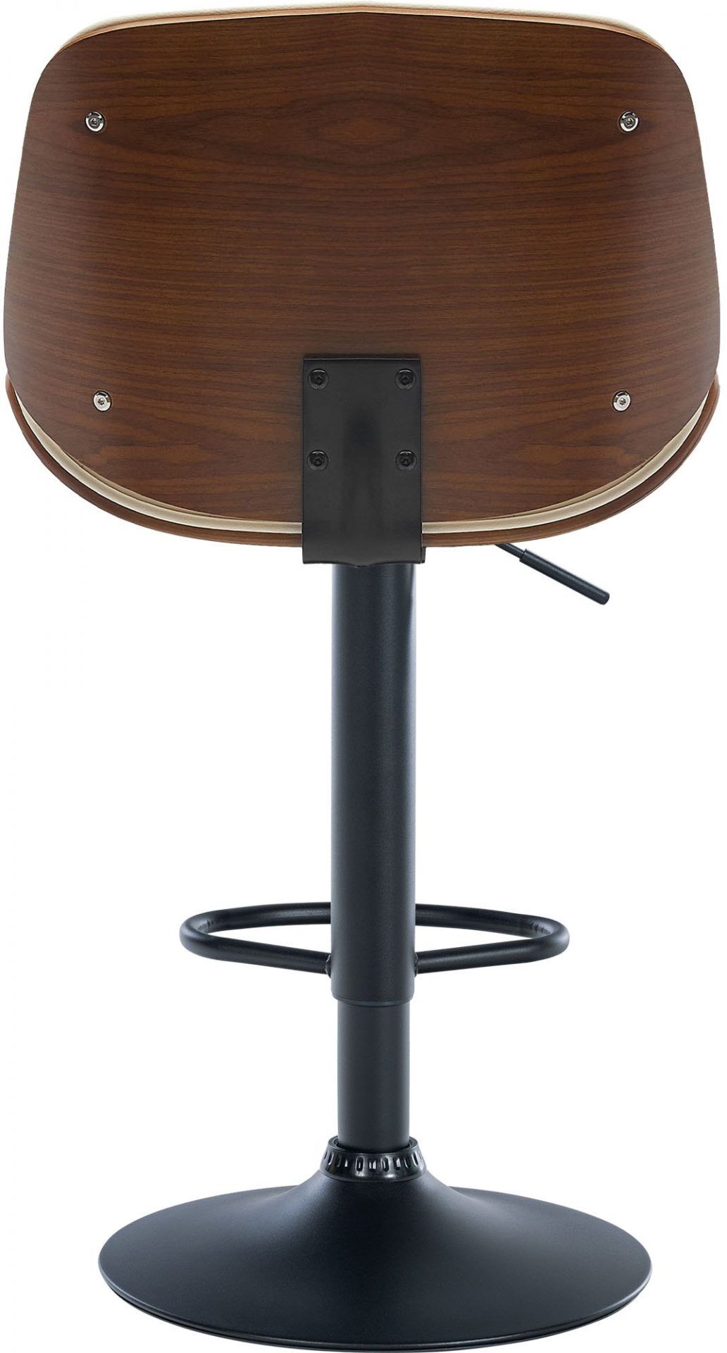 2er Set Barhocker Nova Kunstleder, walnuss/creme