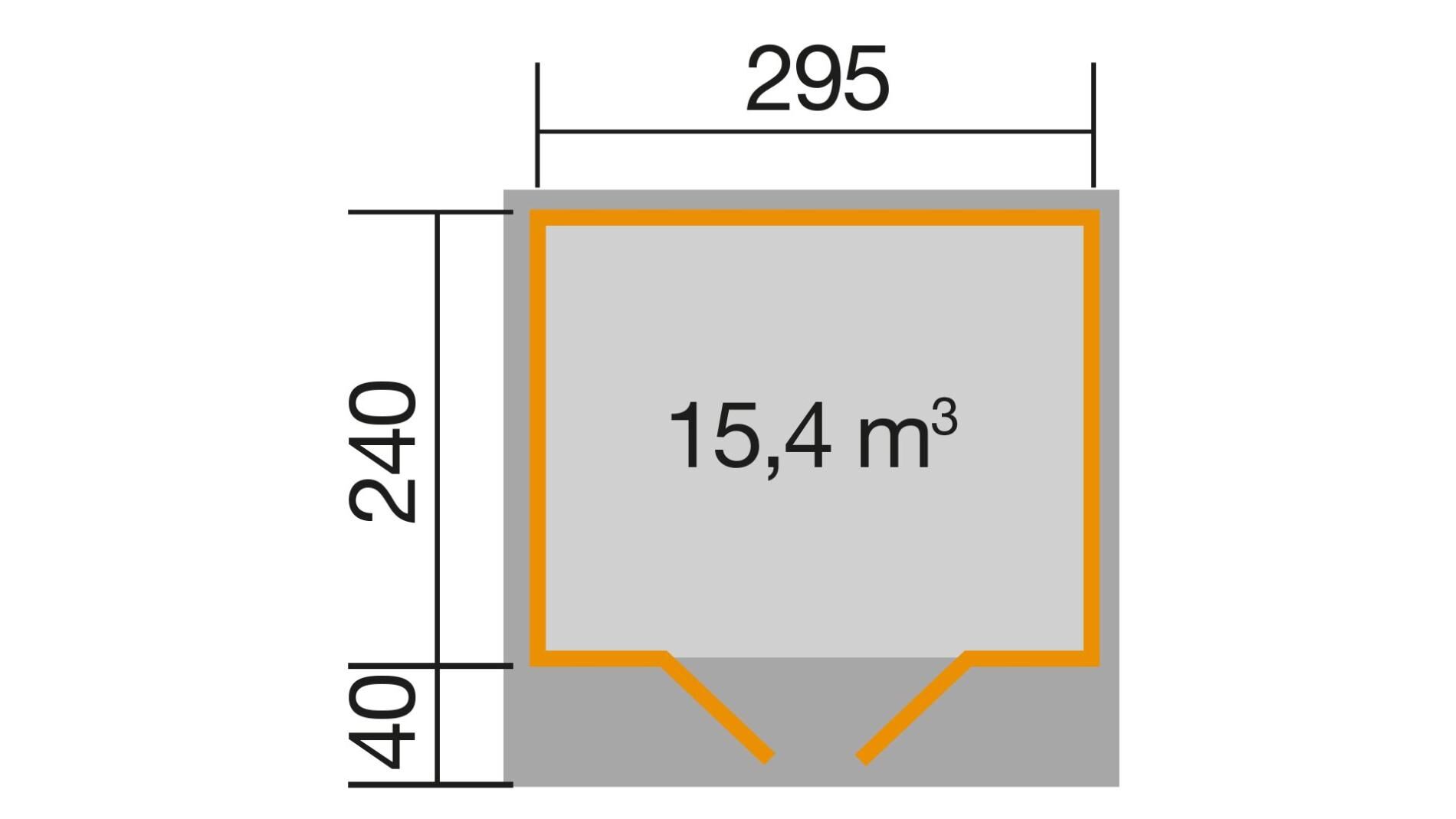 weka Gartenhaus 179 - 3,5x3,1m