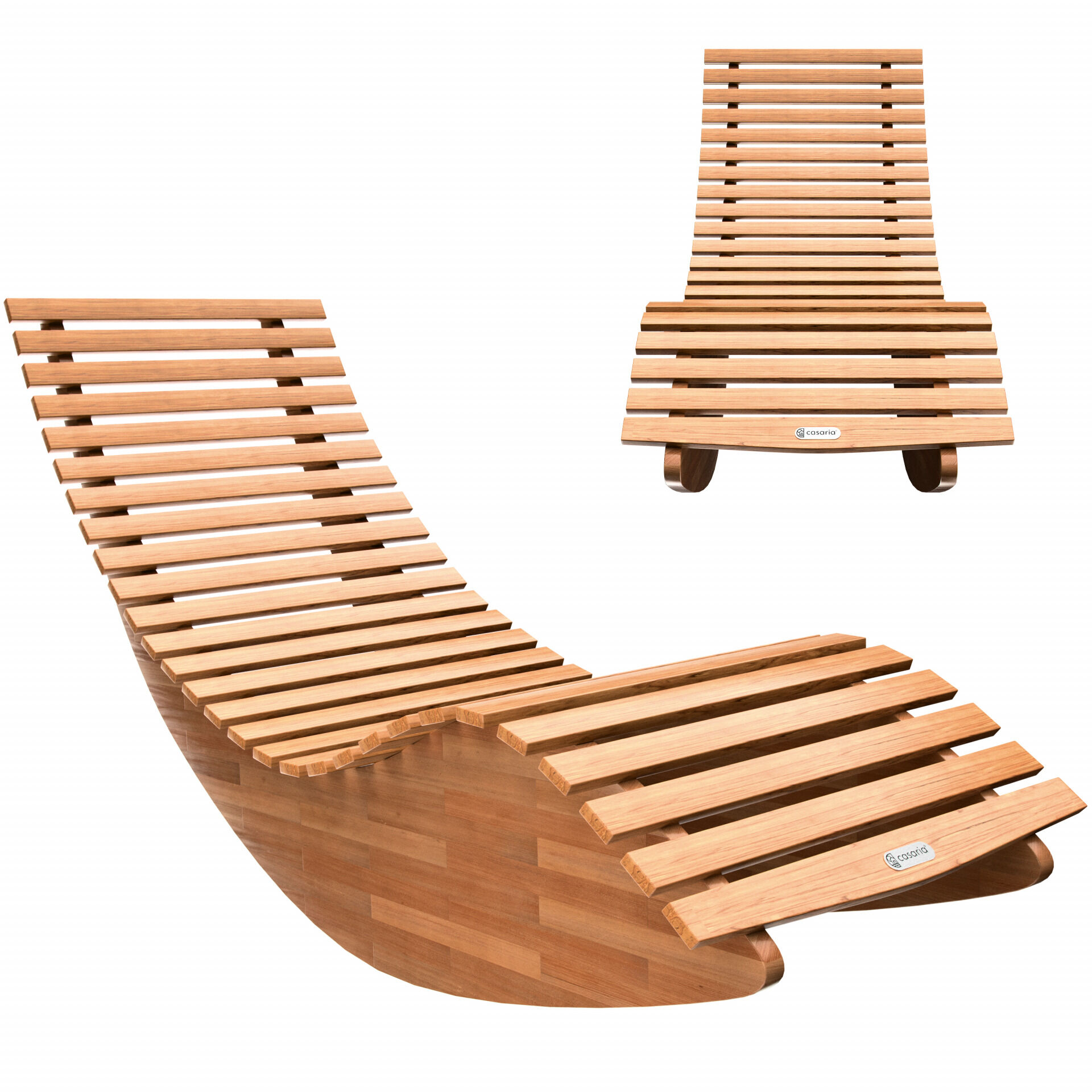 Saunaliege Java klappbar ergonomisch Schaukel fixierbar