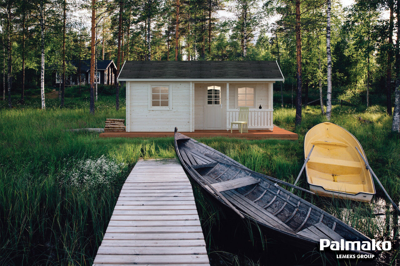Palmako Ferienhaus Sandra 21,5+3,7 m²