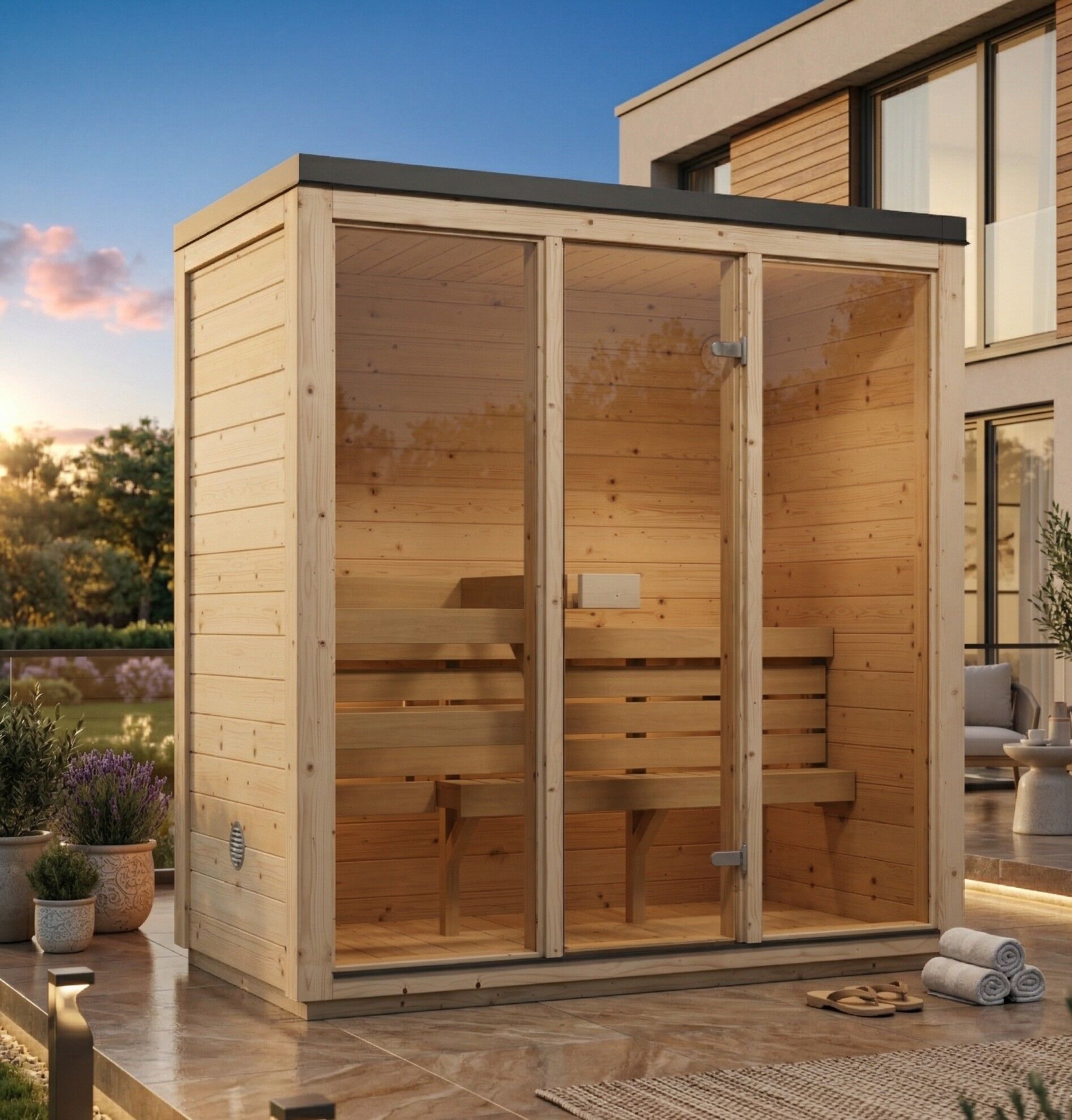 SPANOVA Gartensauna Ruudi S
