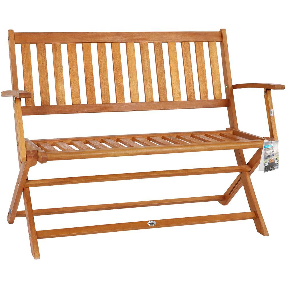 Gartenbank Eukalyptusholz FSC®-zertifiziert 120x55x90cm