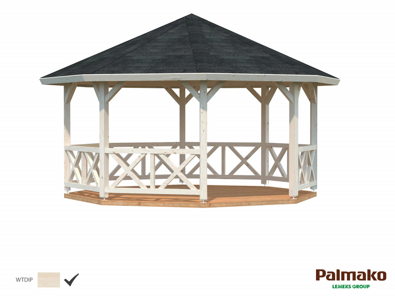 Palmako Pavillon Betty 18,0 m²