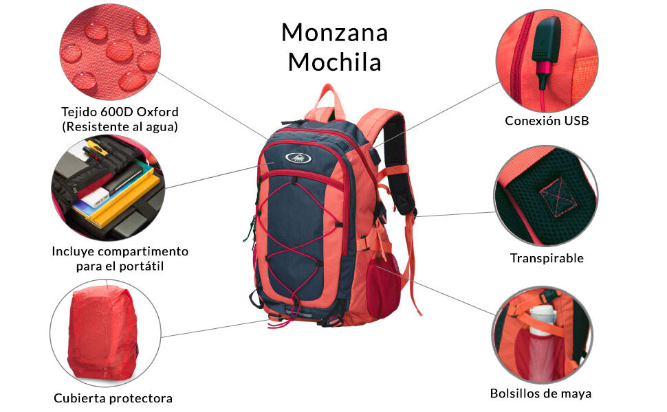 Sportrucksack Rot 35L