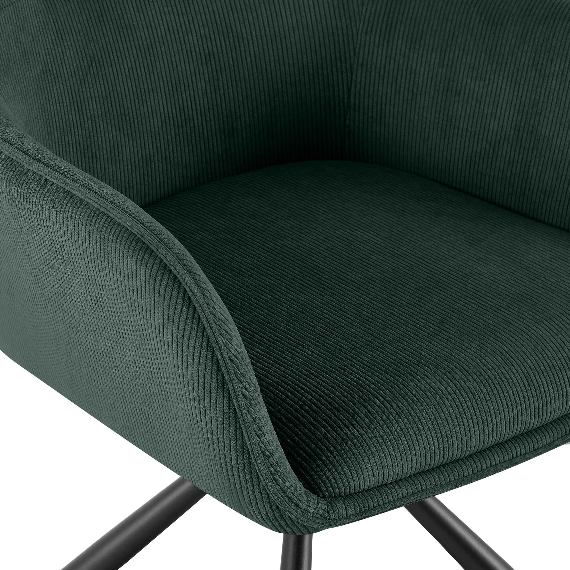 Stuhl Tipton Cord, grün