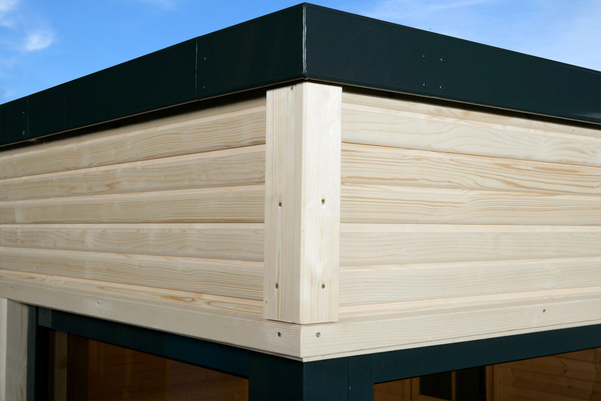 weka Design-Gartenhaus wekaLine 412 3,9x3,9m