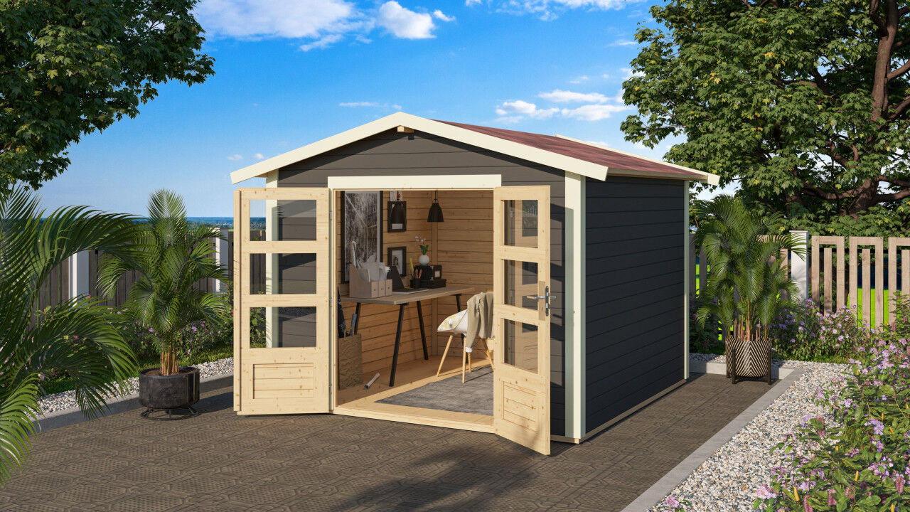 Gartenhaus Talkau 6 terragrau