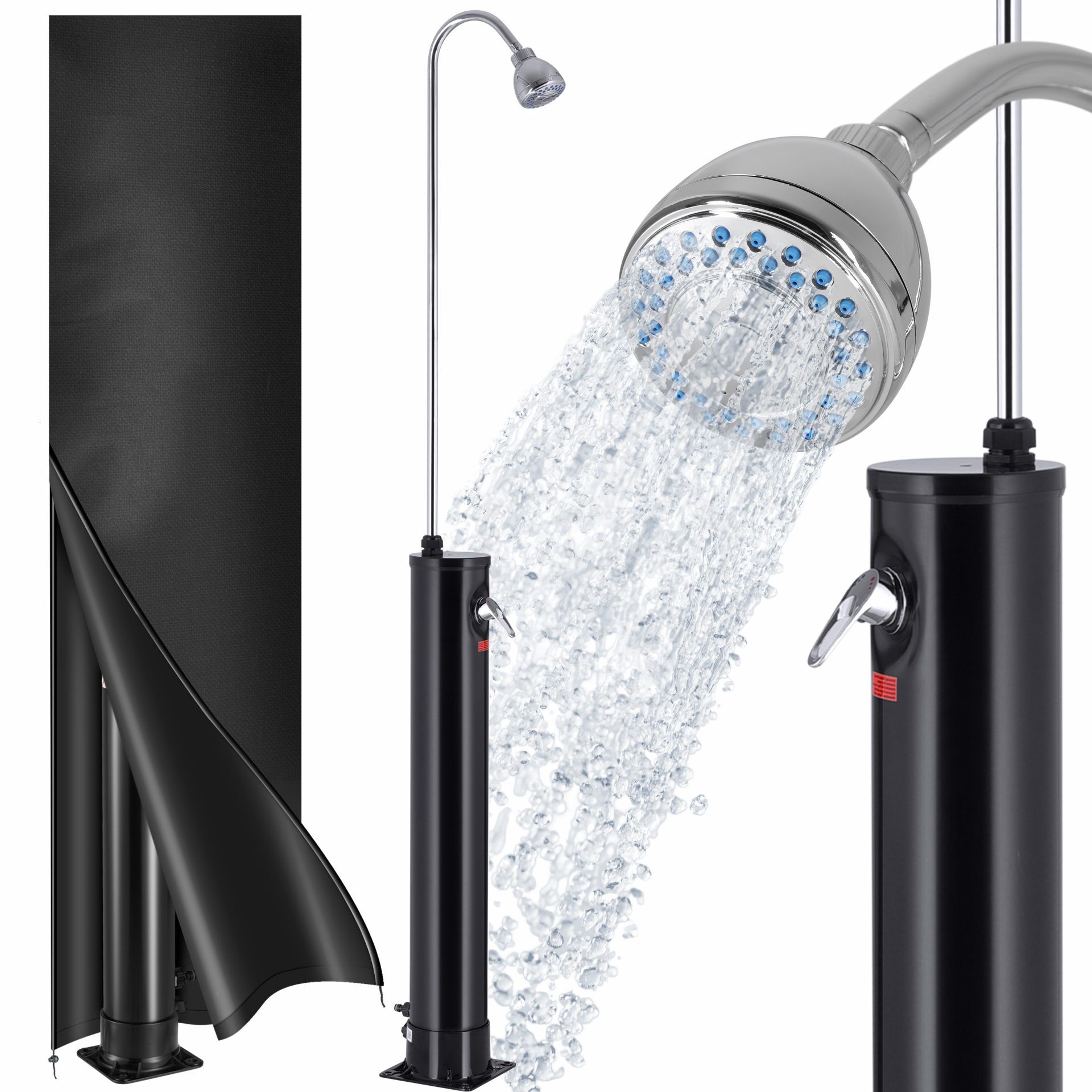 Solardusche Schwarz 18L