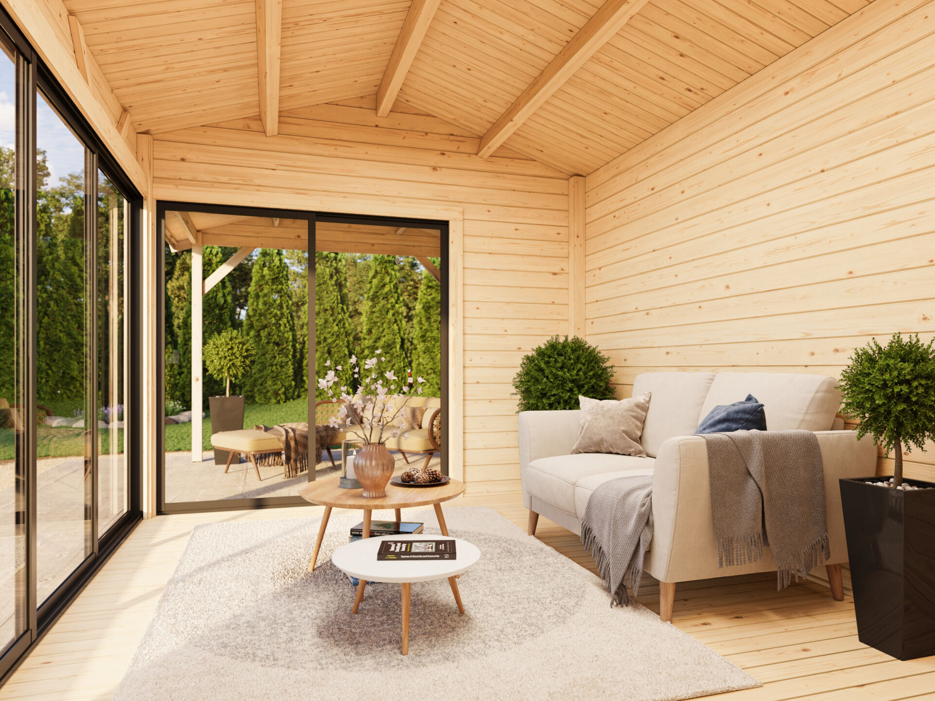 Palmako Gartenhaus Amanda 11,2+7,8 m2 Slide