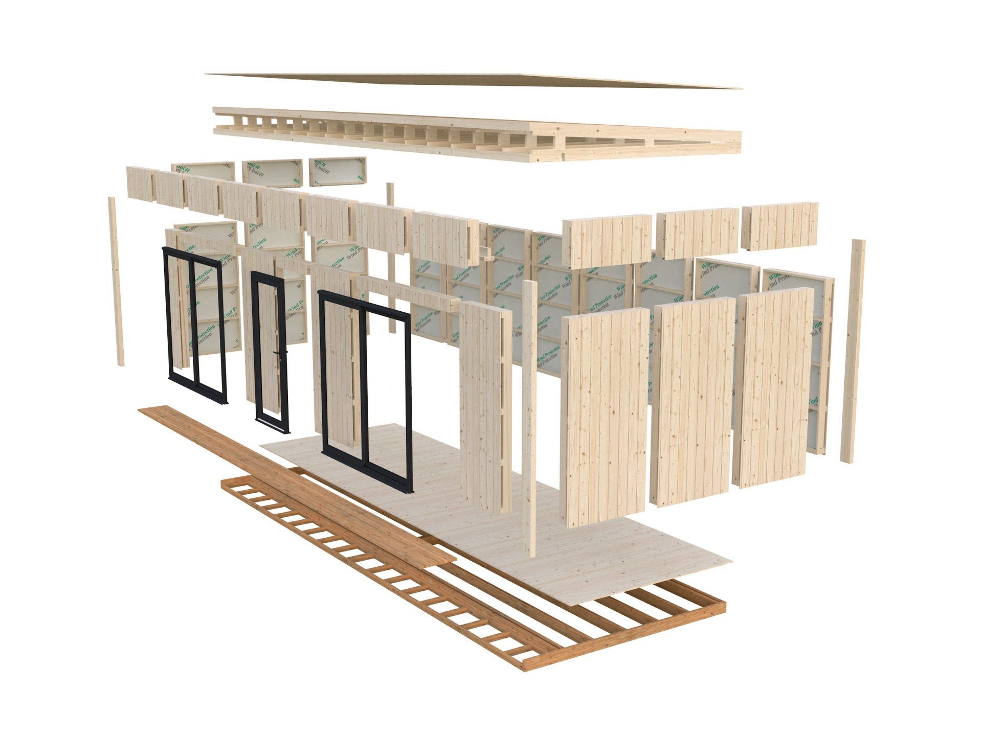 Palmako Tinyhaus Gartenhaus Johanna 22,4 m²