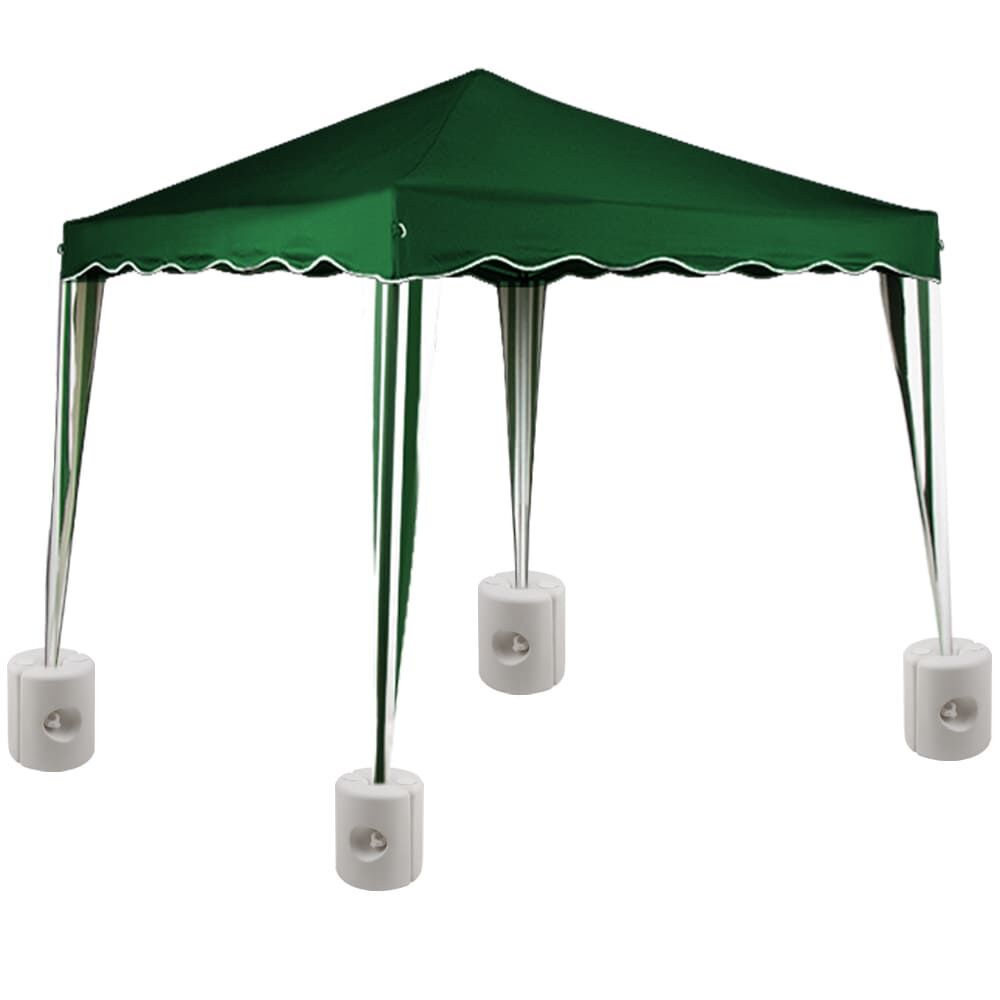 Pavillon Standsicherung 4er-Set Weiß