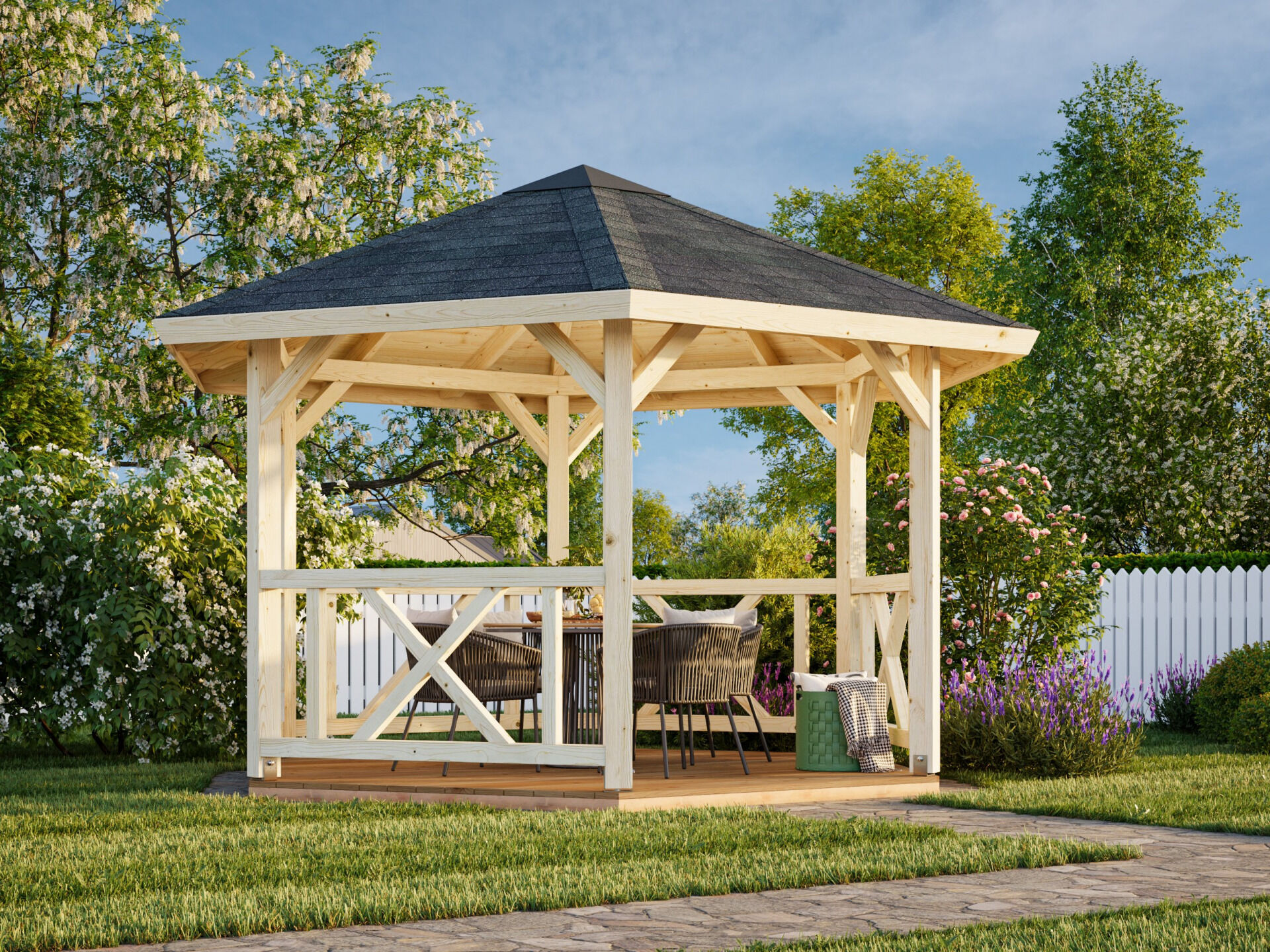 Palmako Pavillon Betty 9,9 m²