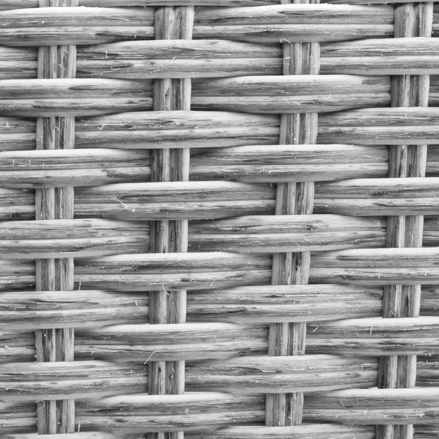 Polyrattan Blumenkasten 2er-Set Grau