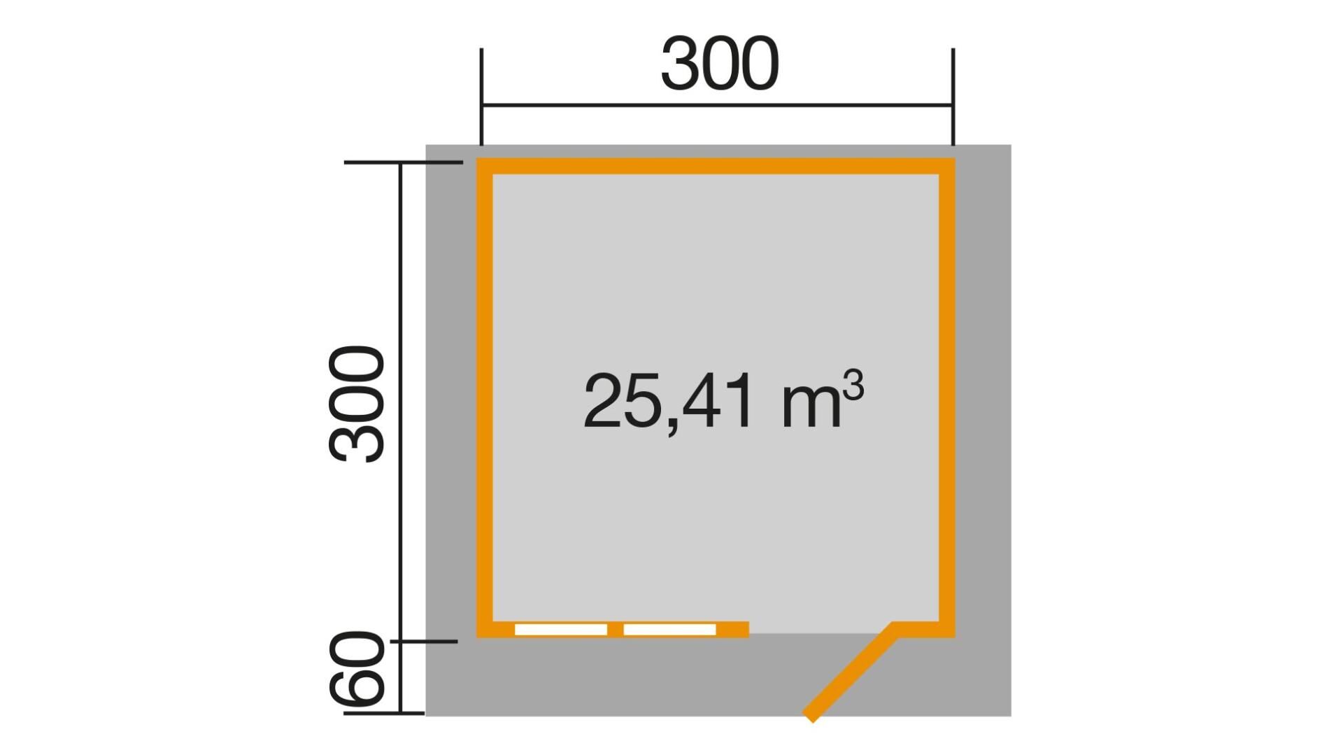 weka Gartenhaus 139 A 3,8x3,7m