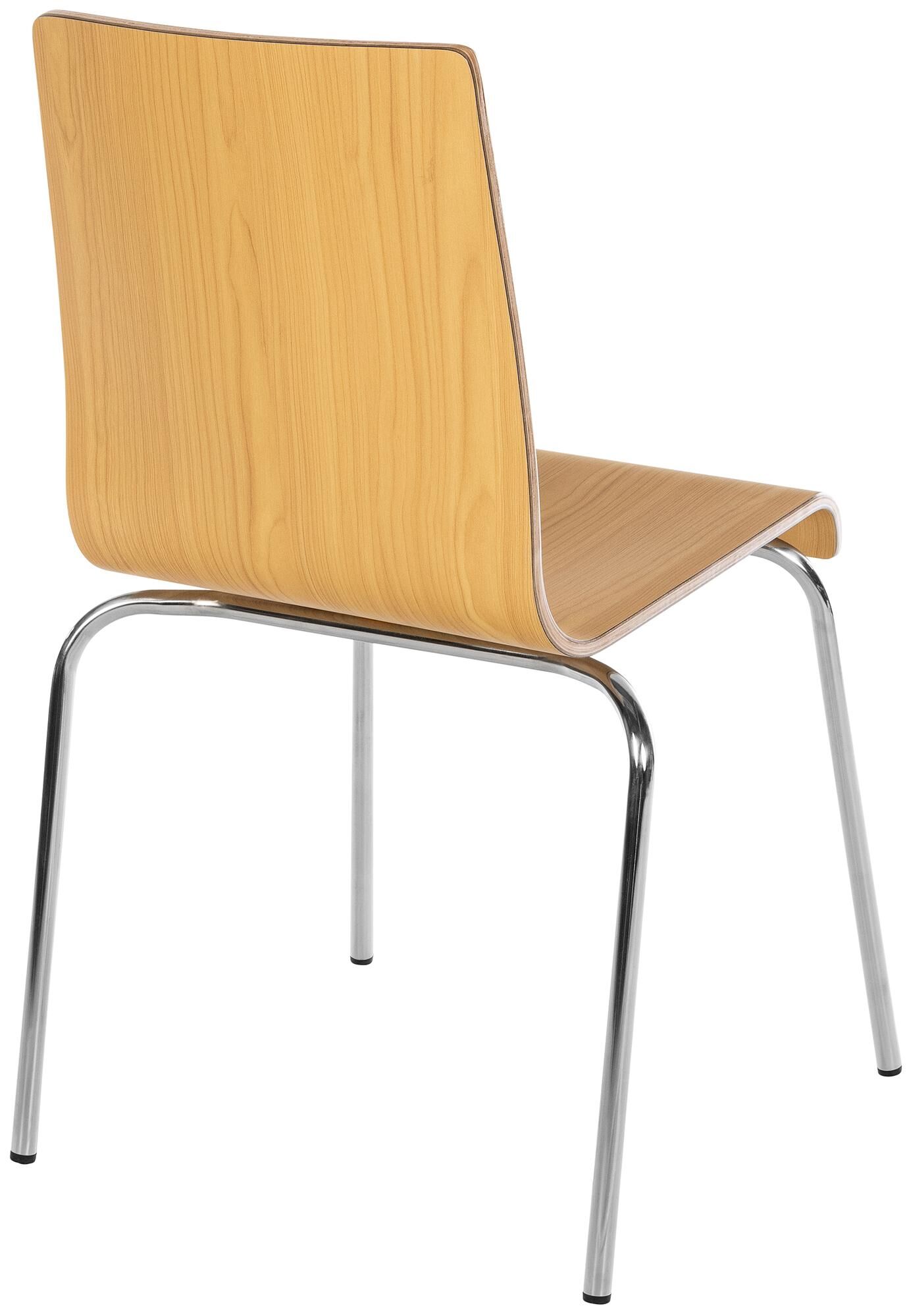 4er Set Besucherstuhl Gahanna, natura