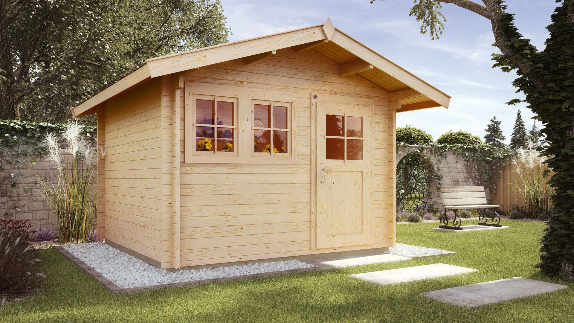 weka Gartenhaus 139 A 3,8x3,2m