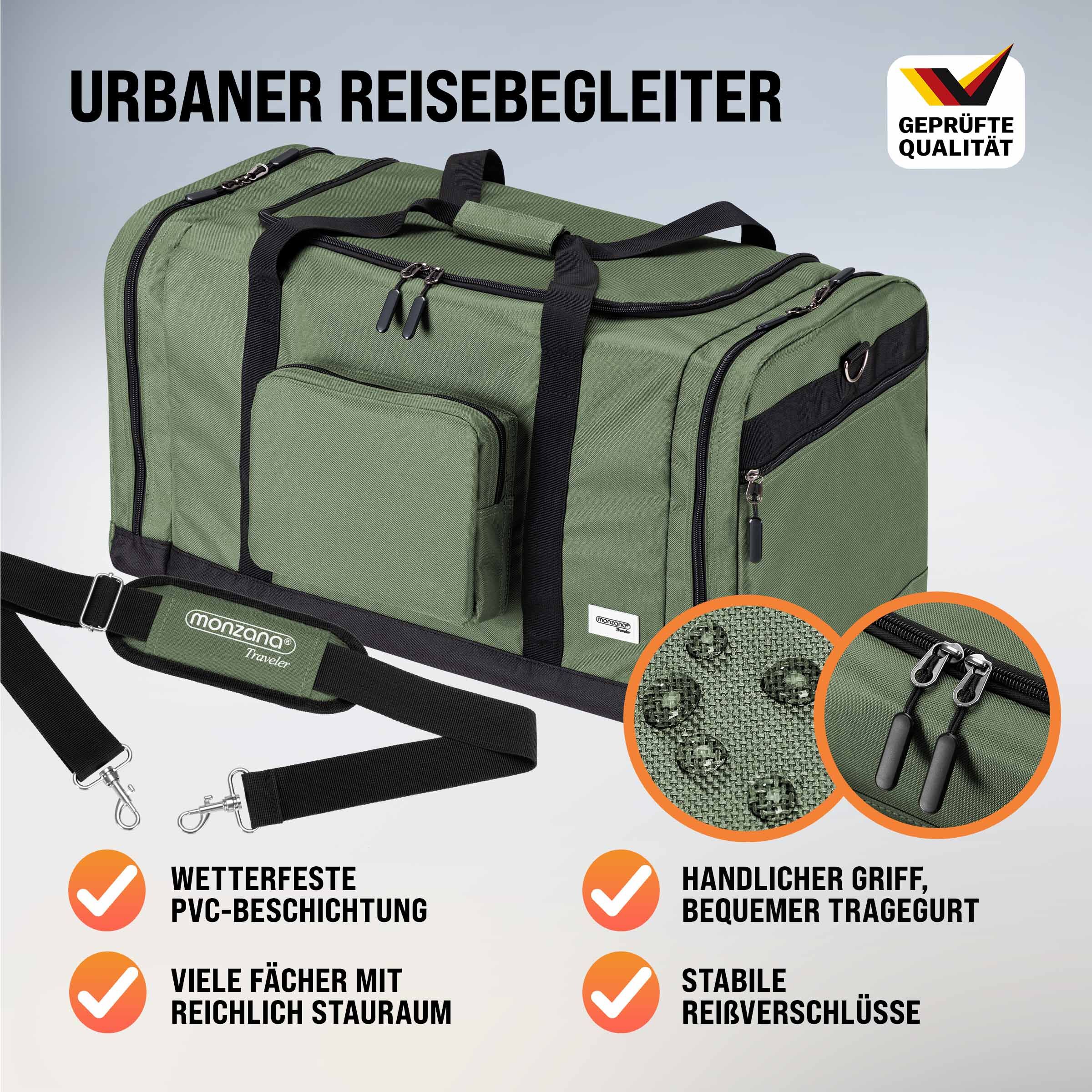 Reisetasche Grün 90L