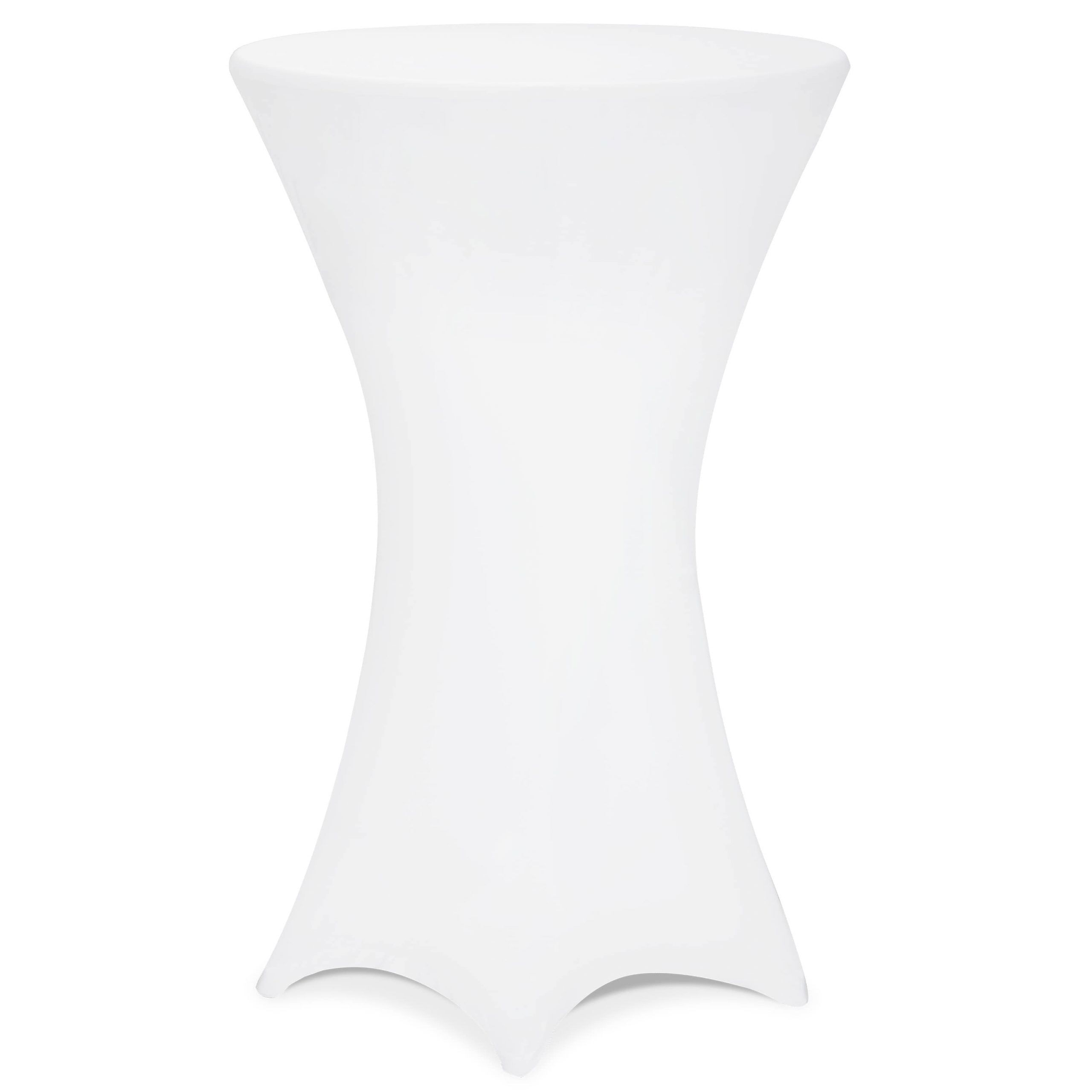 Stehtischhusse Ø80 cm weiß
