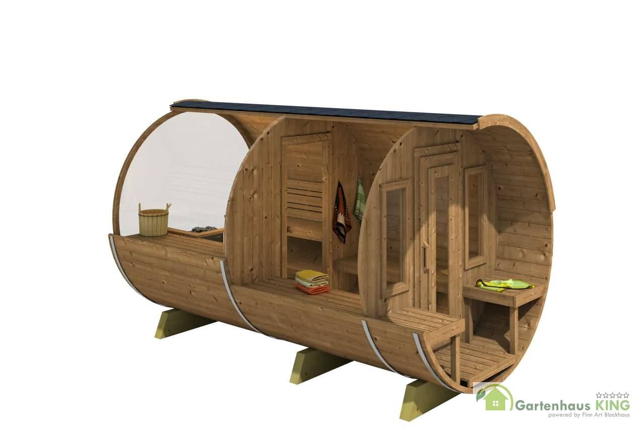 Saunafass Fasssauna deluxe