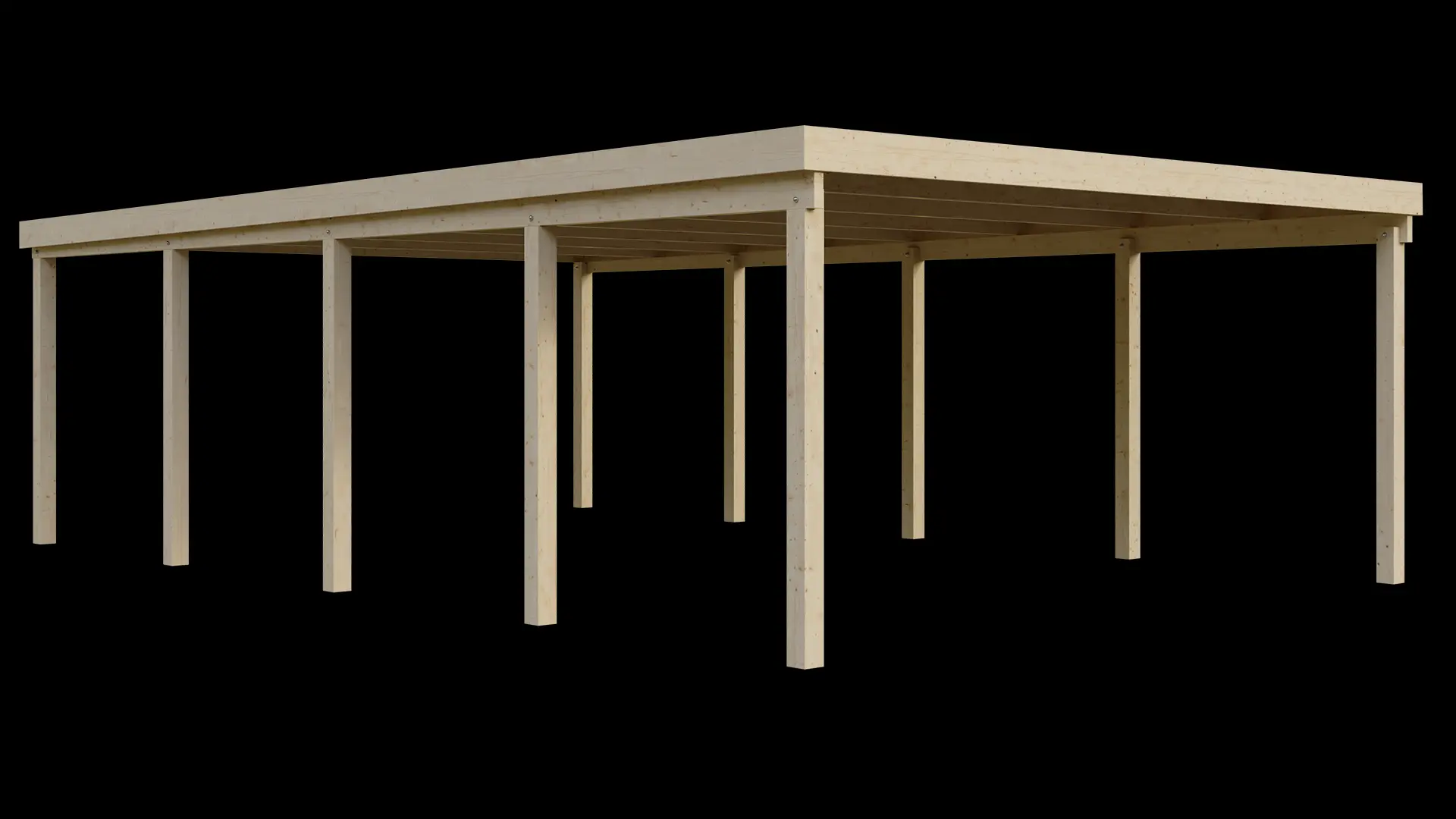 Carport VC 510x800 Fichte