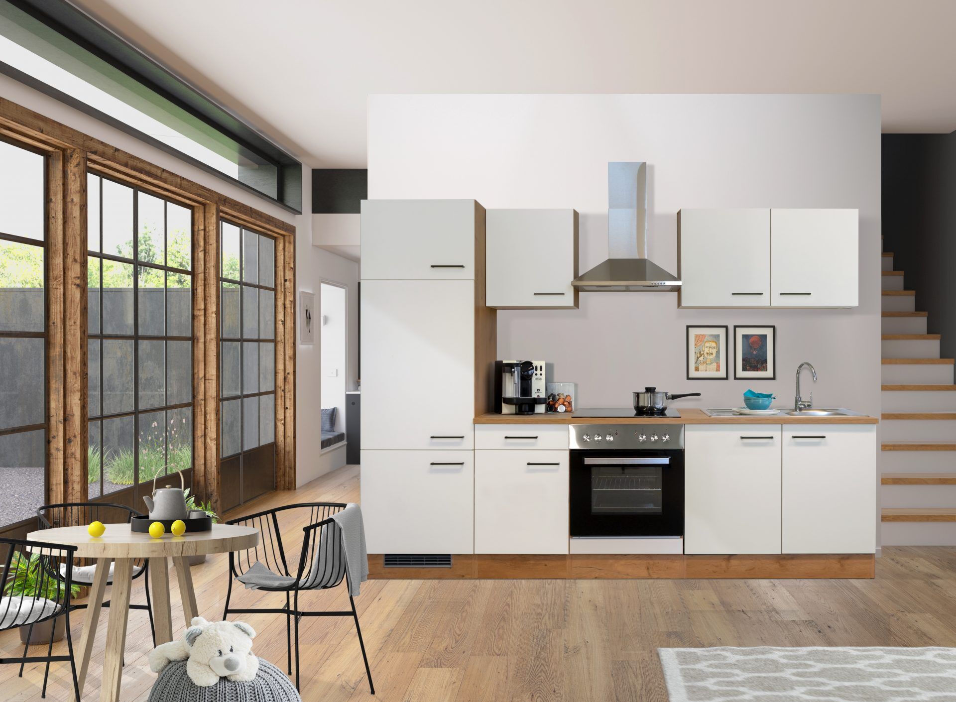 Küchenzeile Avila 270 cm mit E-Geräten