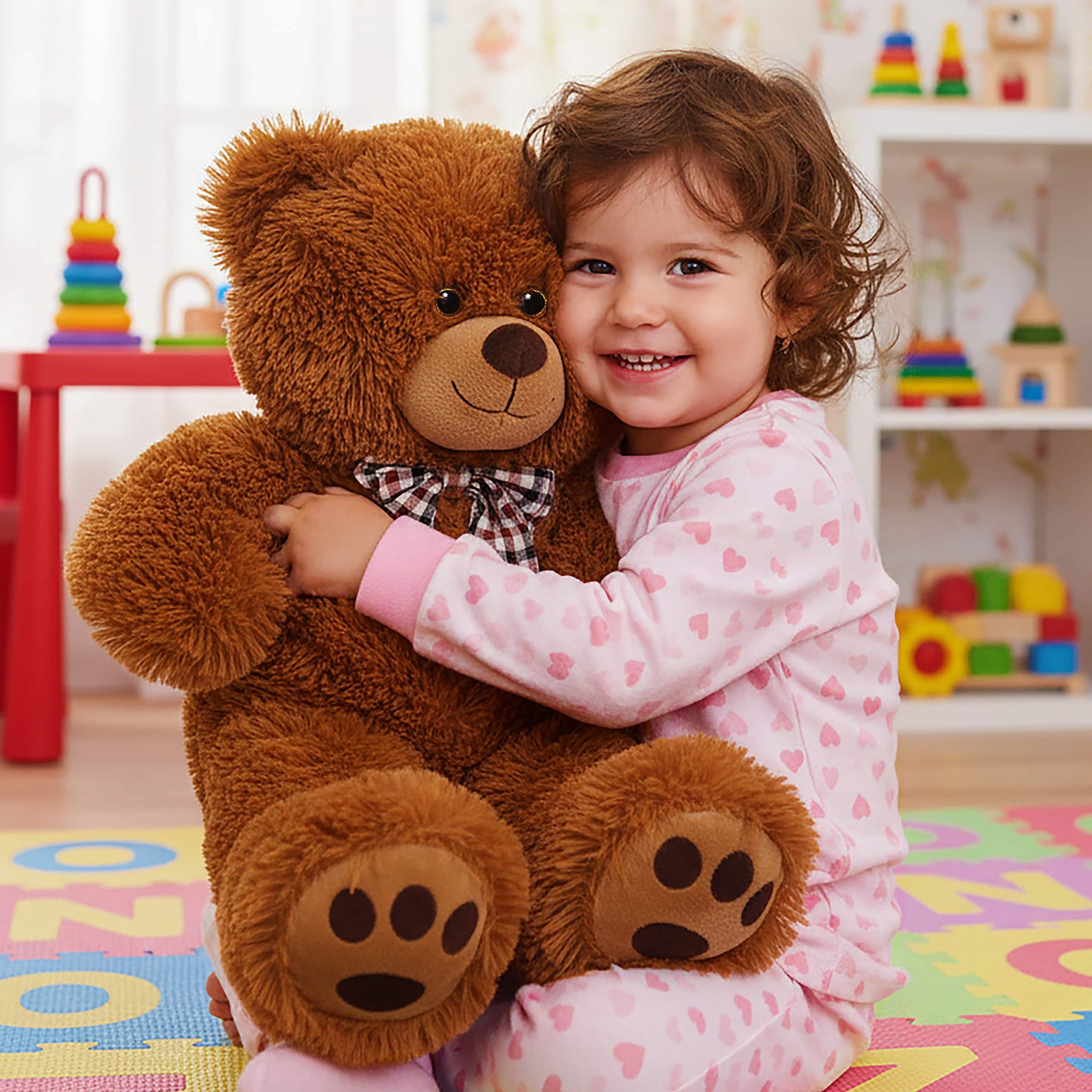 Plüschtier Teddybär L Braun 50cm