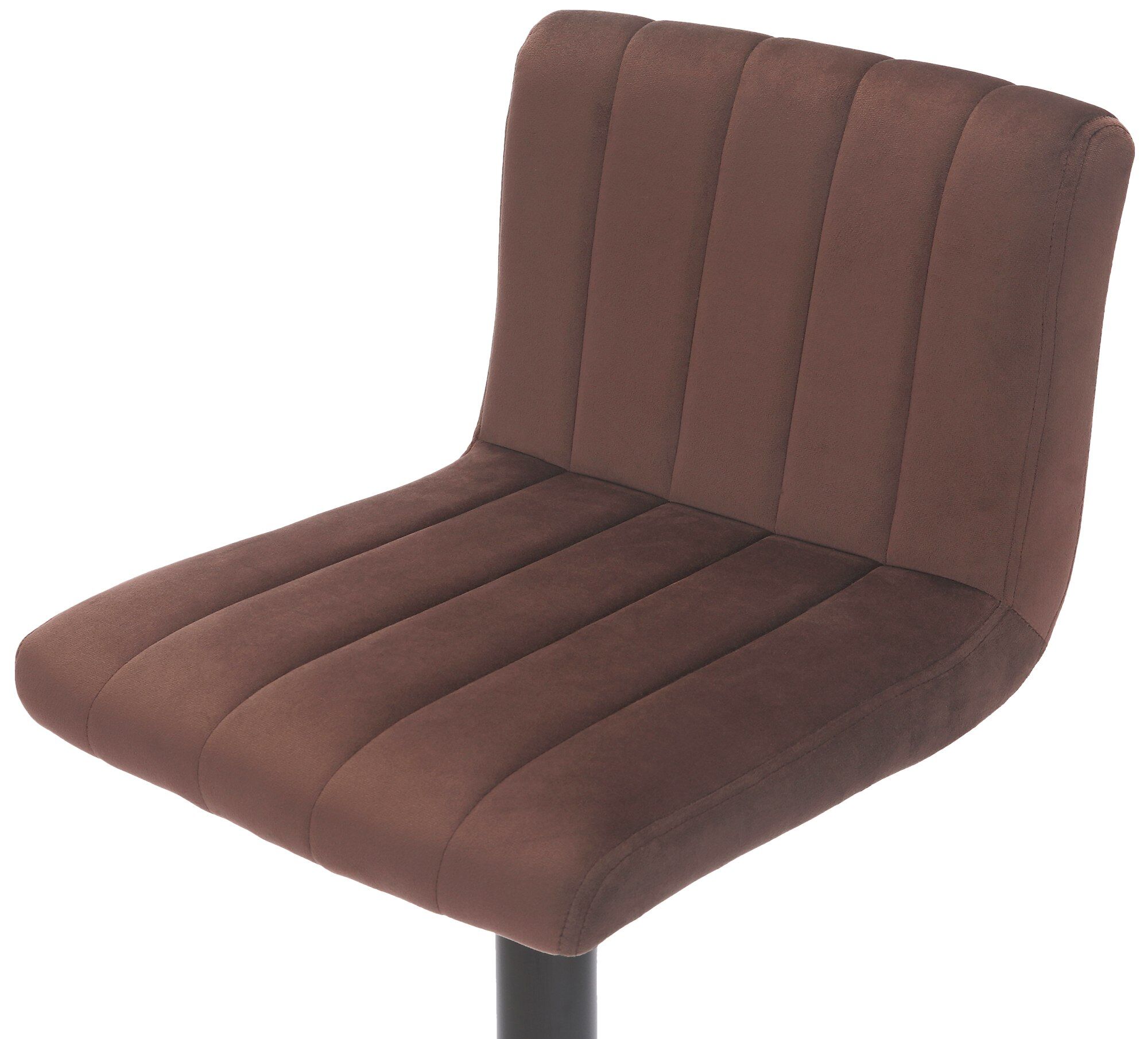 Barhocker Jamie Samt, braun