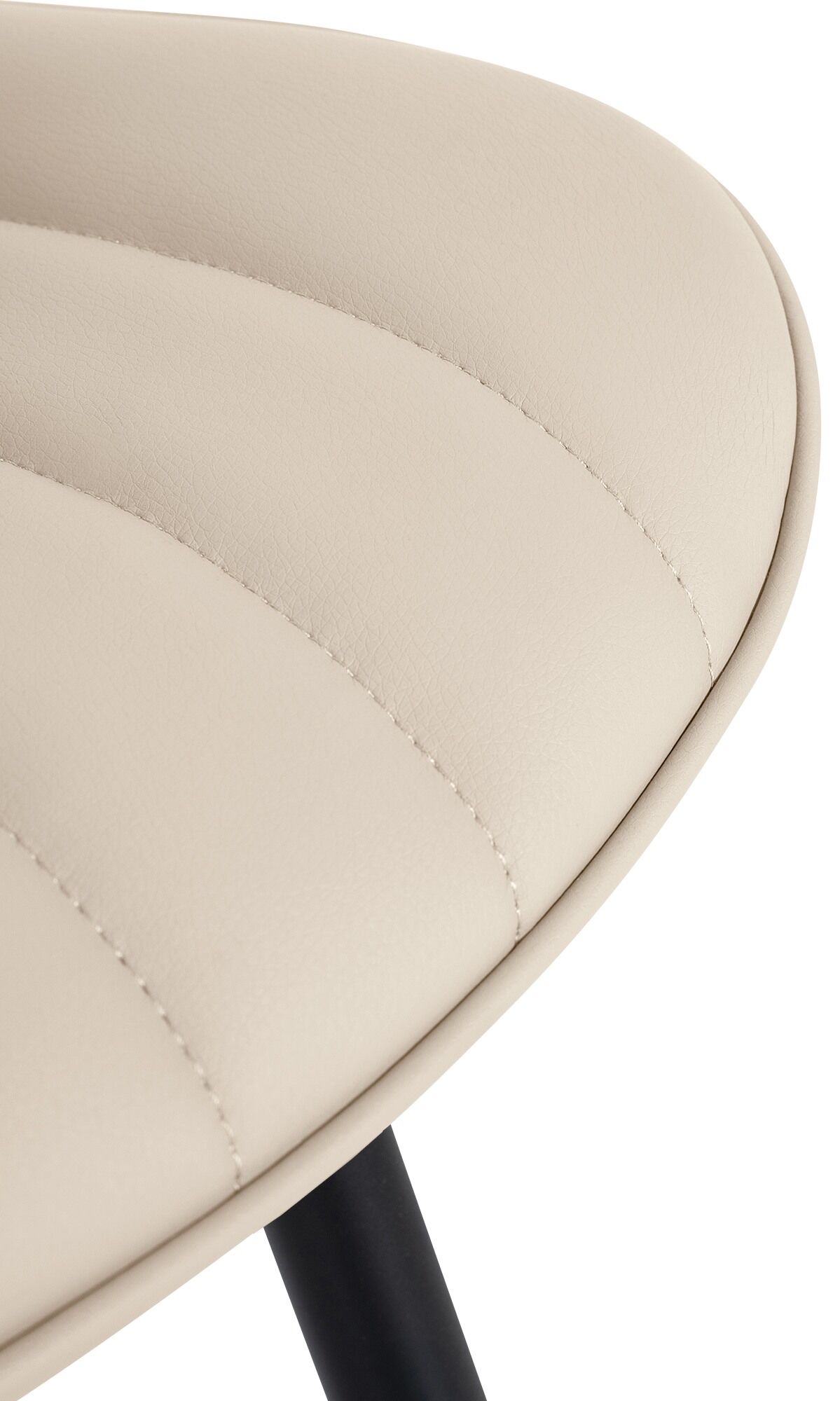 Stuhl Largo Kunstleder, creme