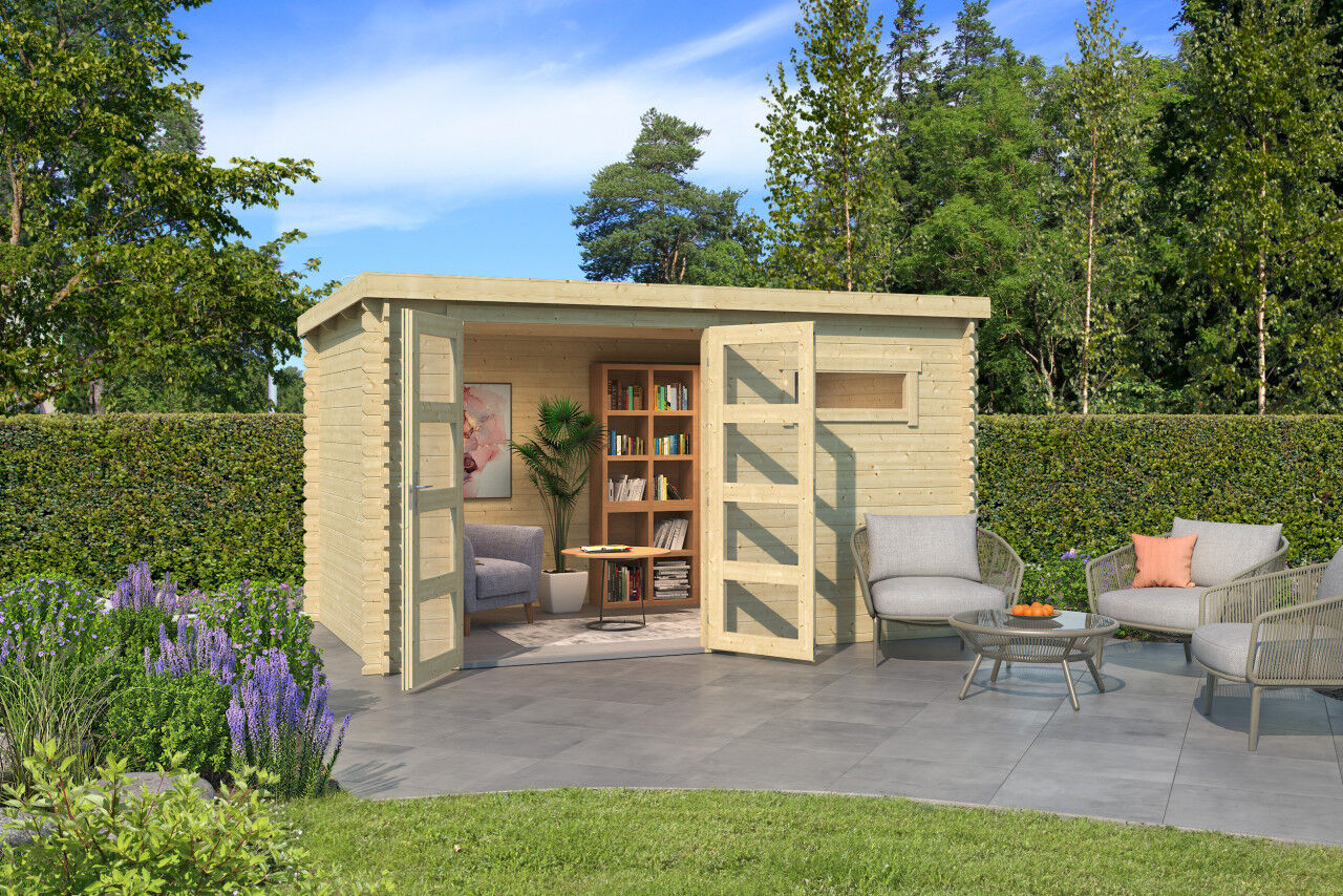 Lasita Maja Pultdach Gartenhaus Augusta