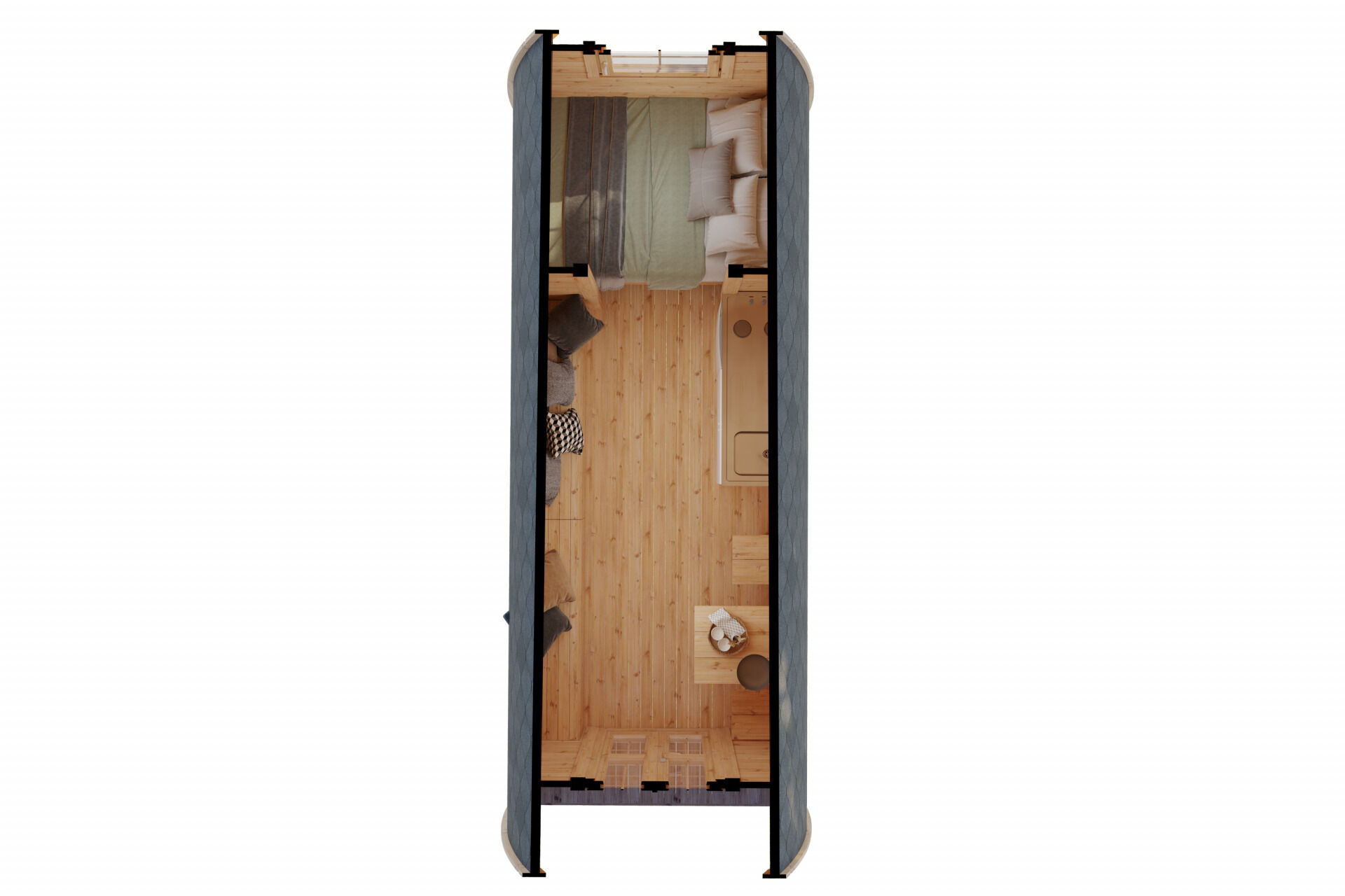 Camping Pod Helsinki 240x480, Bausatz