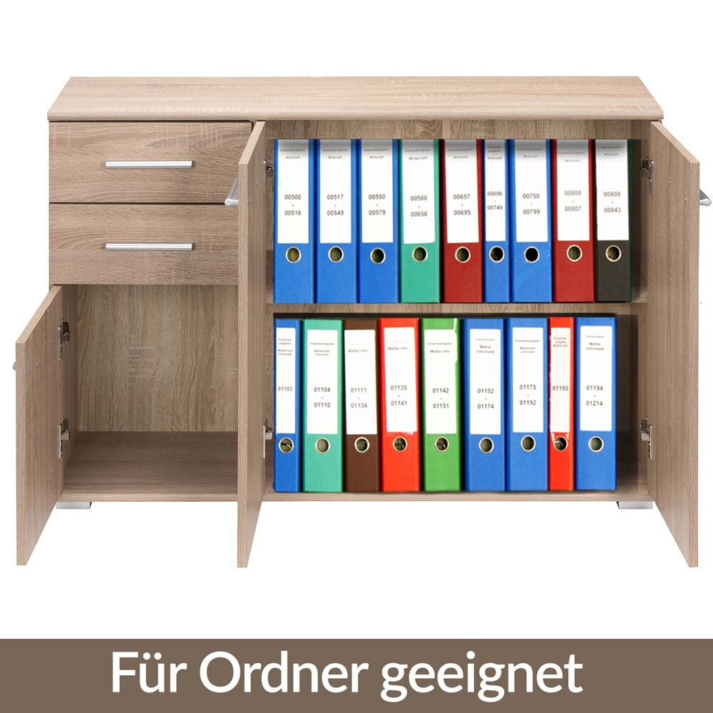 Kommode Alba Eiche 107x75x35cm