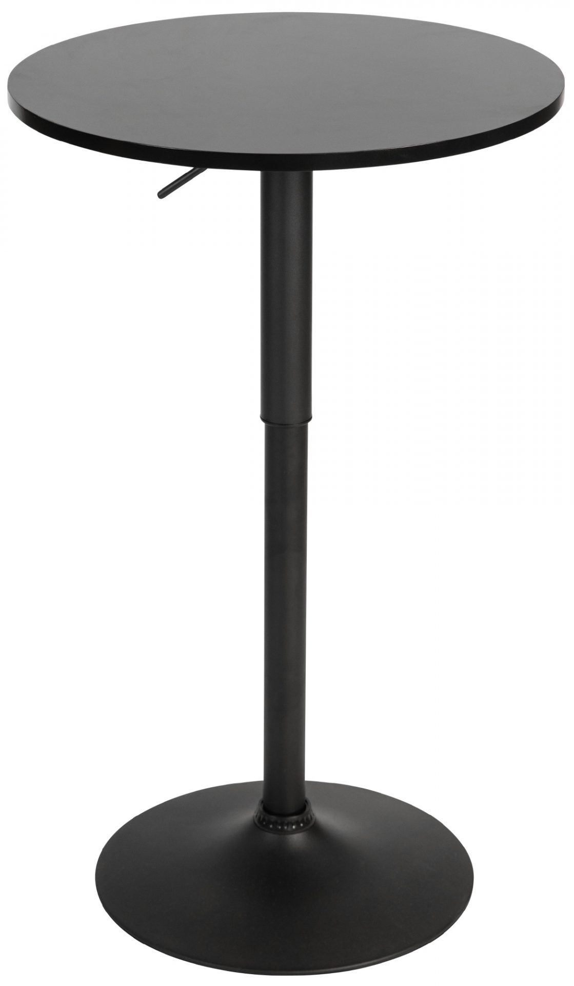 Stehtisch Lamoni rund, schwarz/schwarz