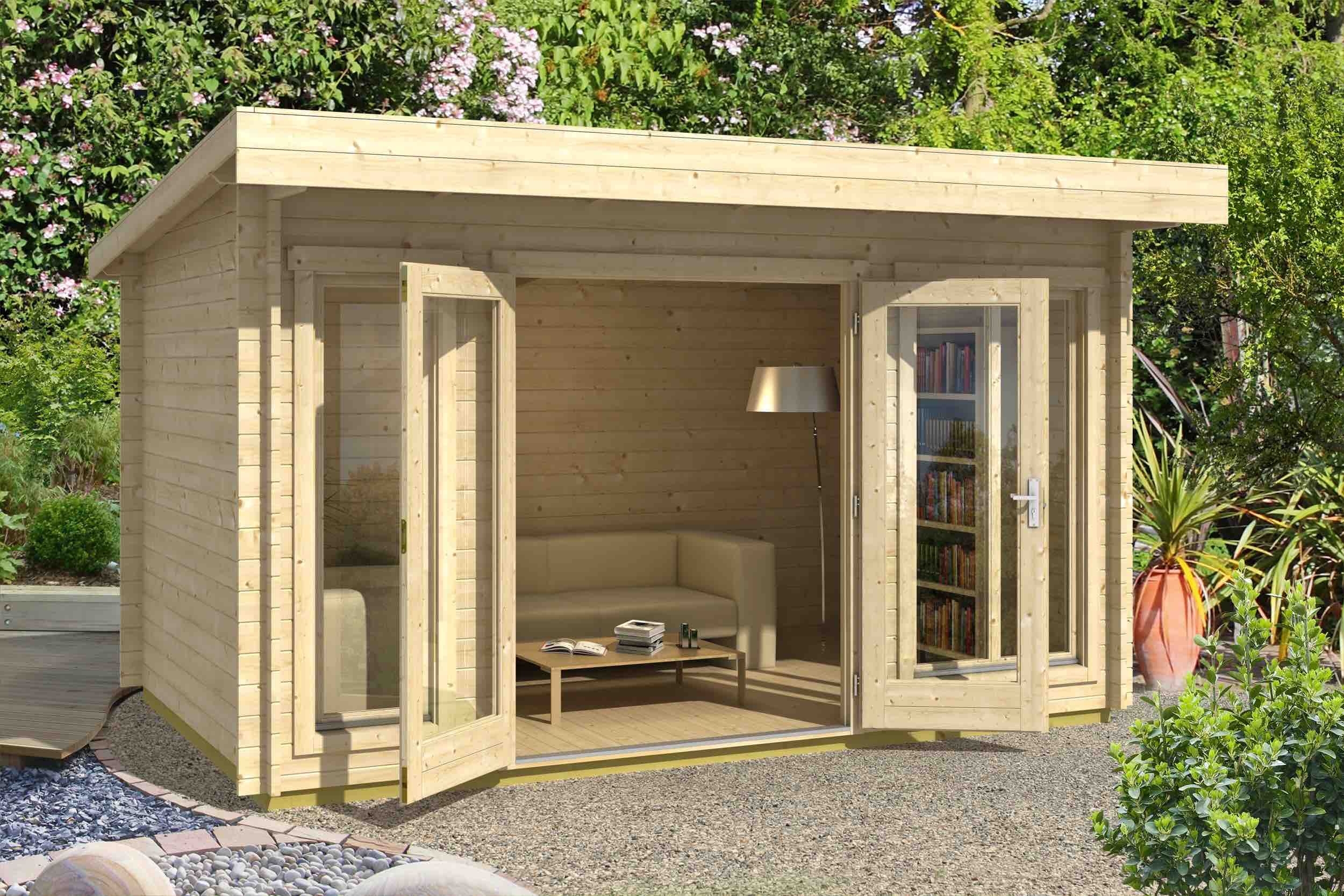Pultdach Gartenhaus Lasita Maja Dorset