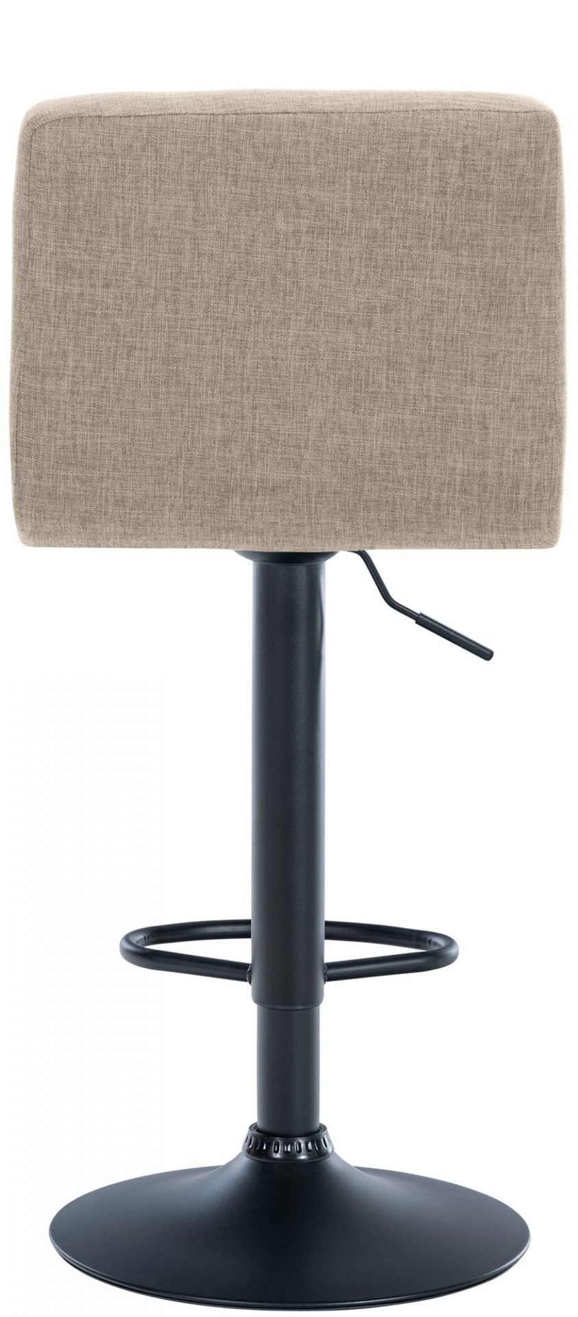 2er Set Barhocker Calma Stoff schwarz, creme