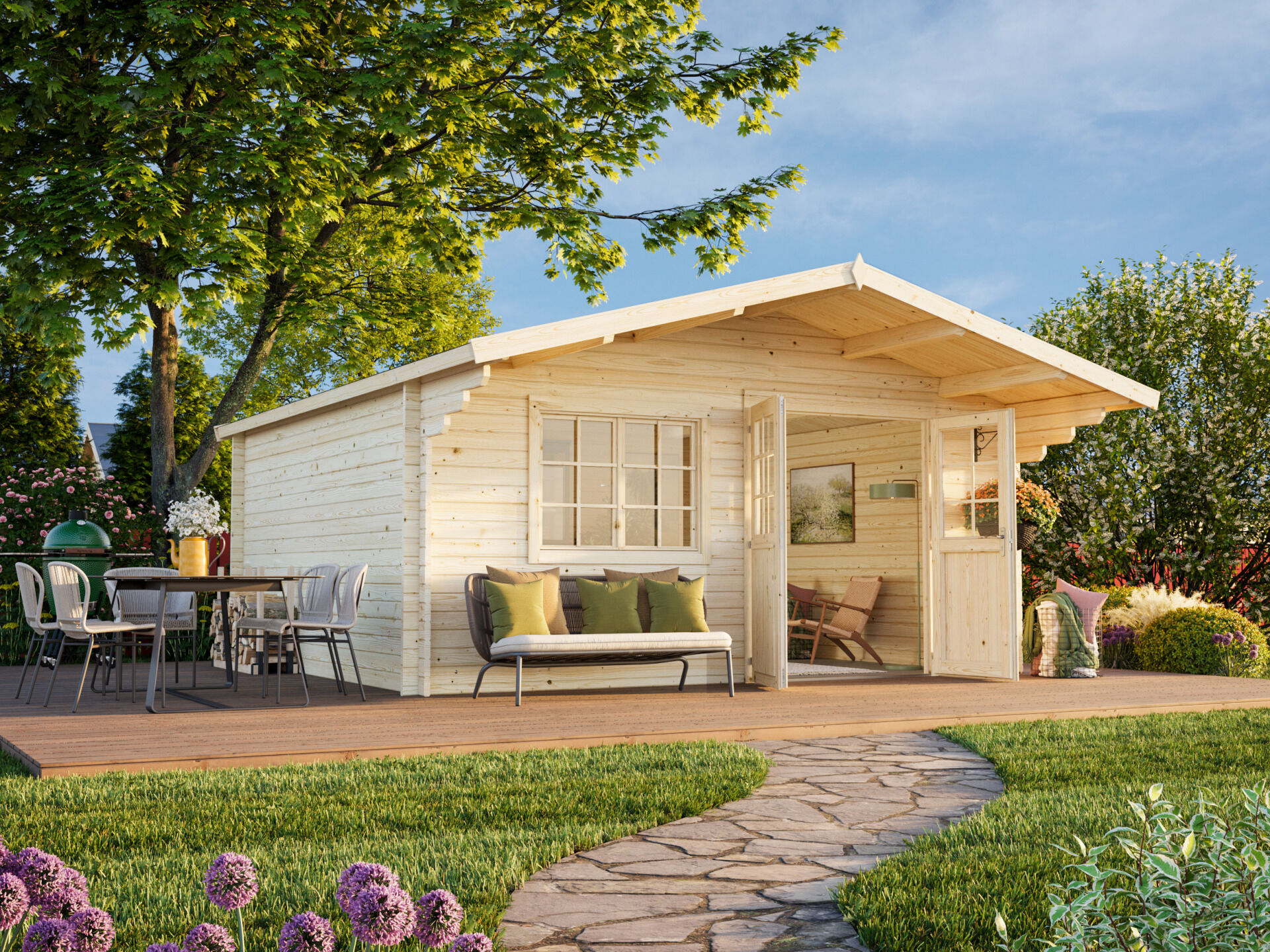 Palmako Gartenhaus Britta 19,7 m²