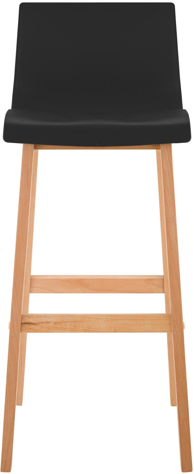 2er Set Barhocker Hoover Natura, schwarz