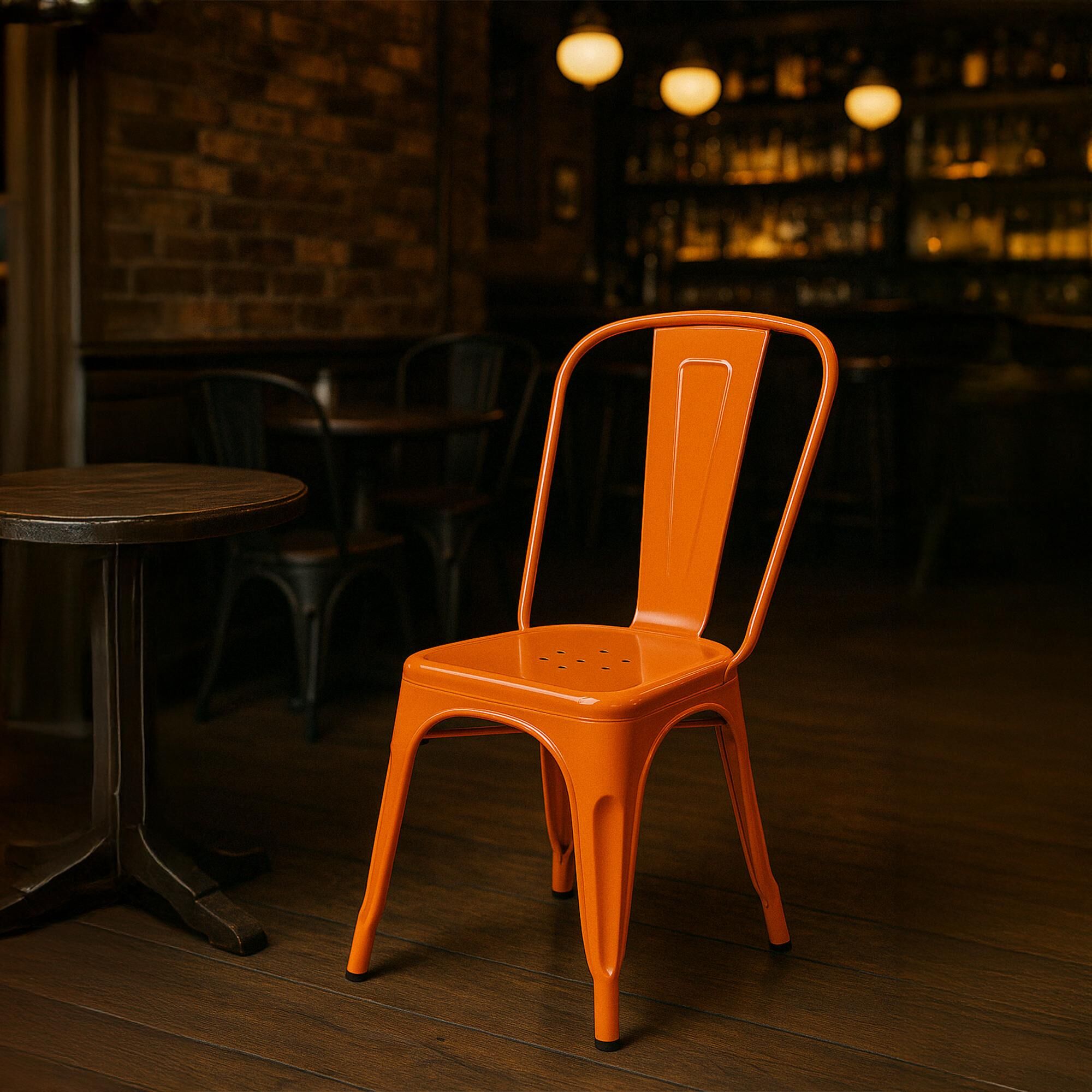 Stuhl Benedikt, orange