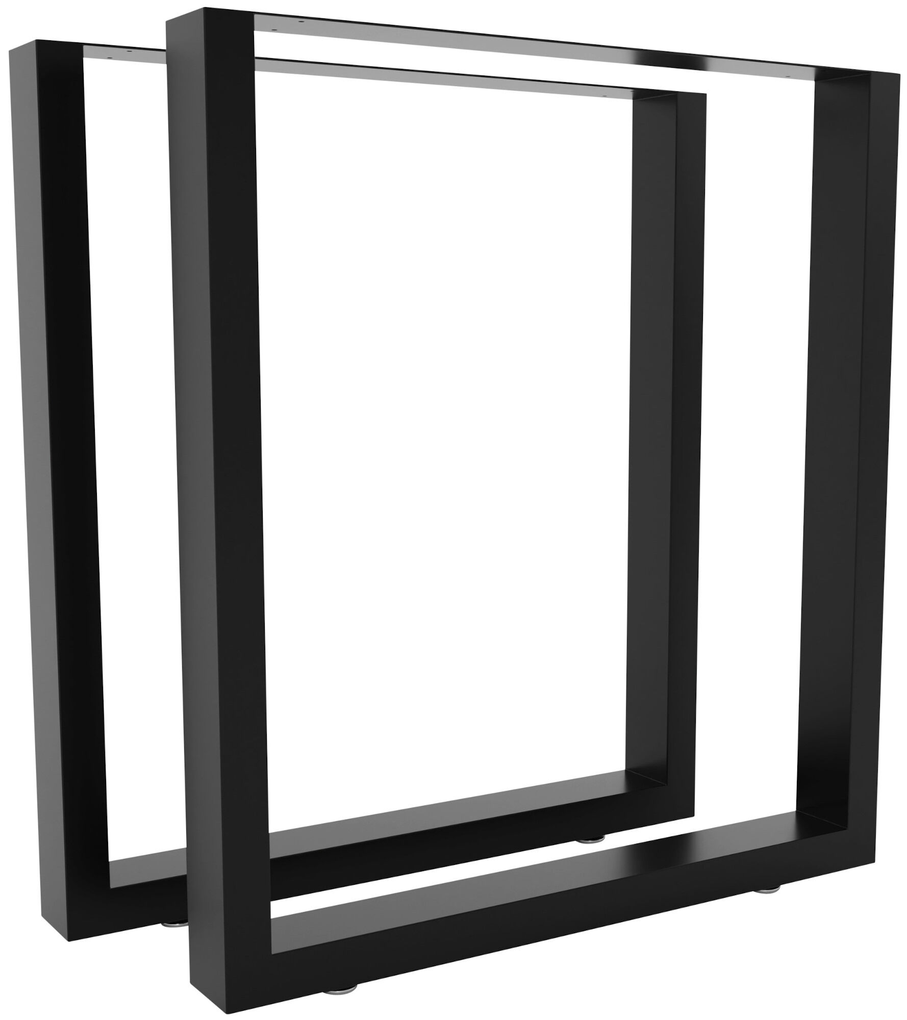 2x Tischbeine Velden 30 cm, schwarz