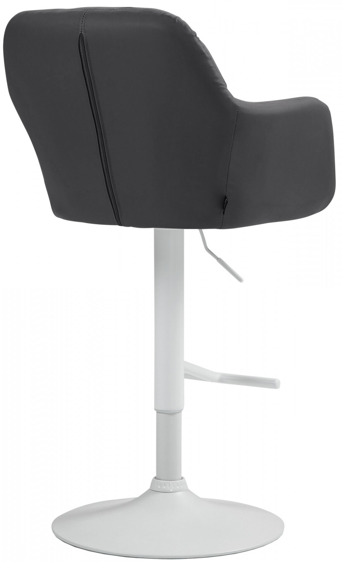 Barhocker Natoma Kunstleder weiß, schwarz