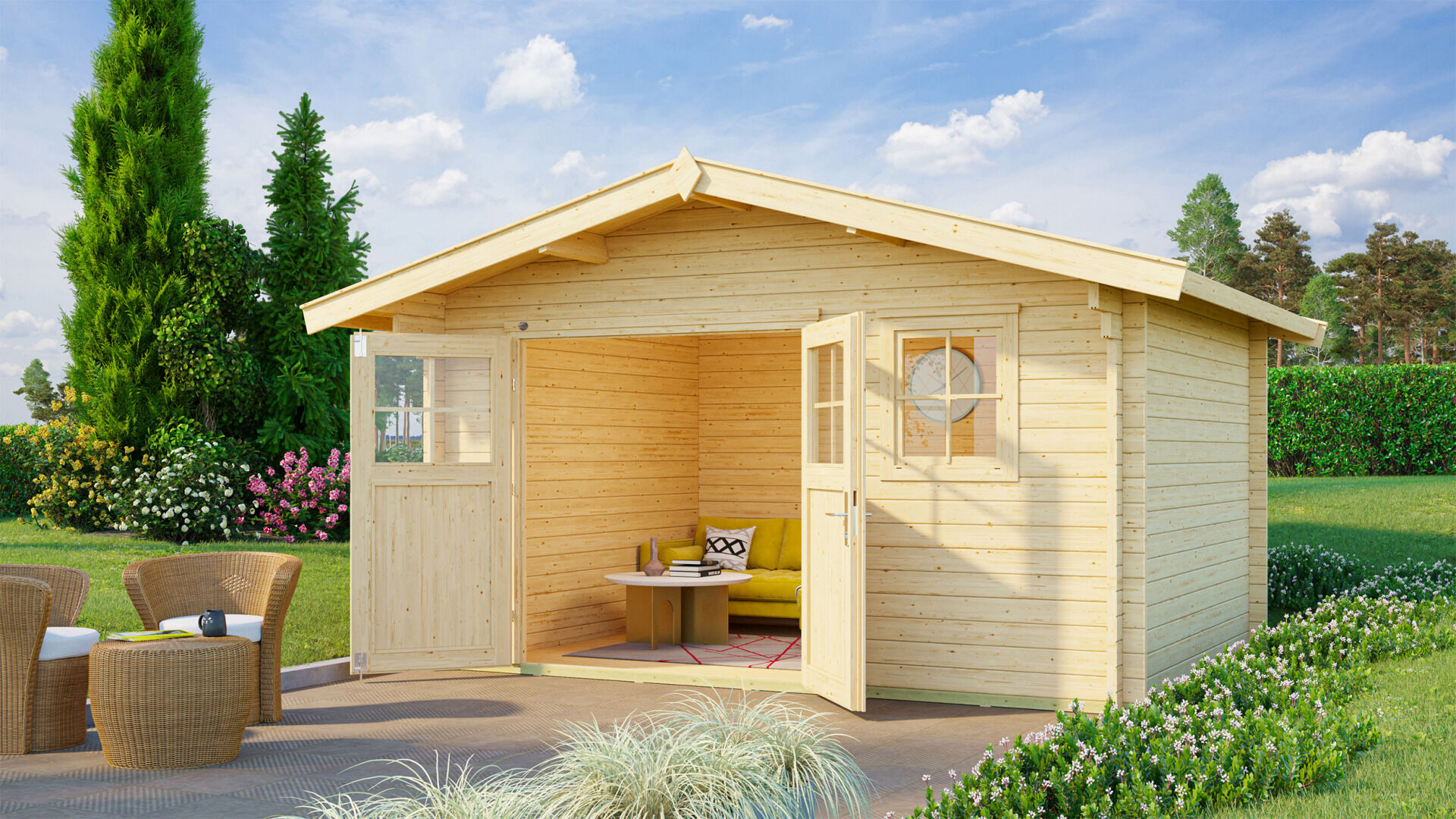 weka Gartenhaus 136 - 4,6x3,7m