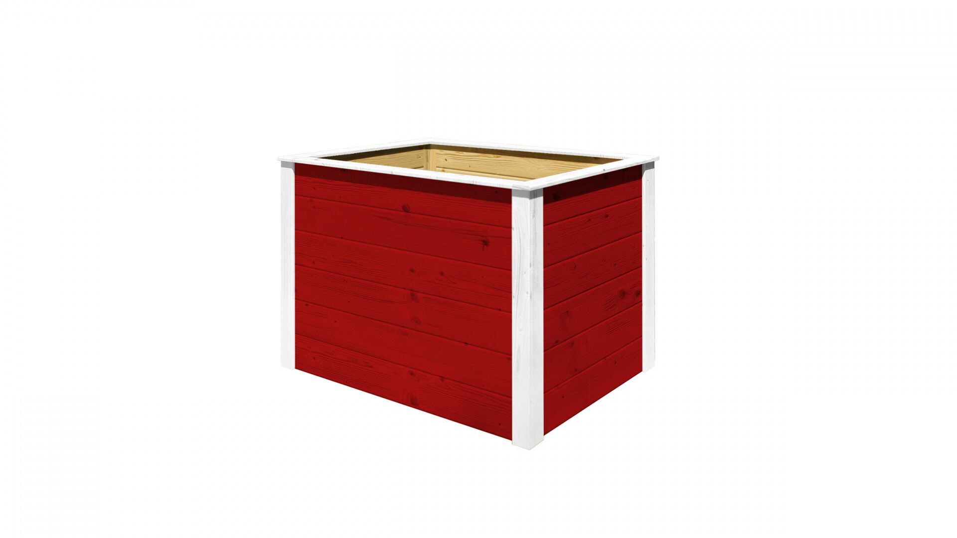 weka Element-Hochbeet Modular,21 mm, rot, 98 x 69 cm,