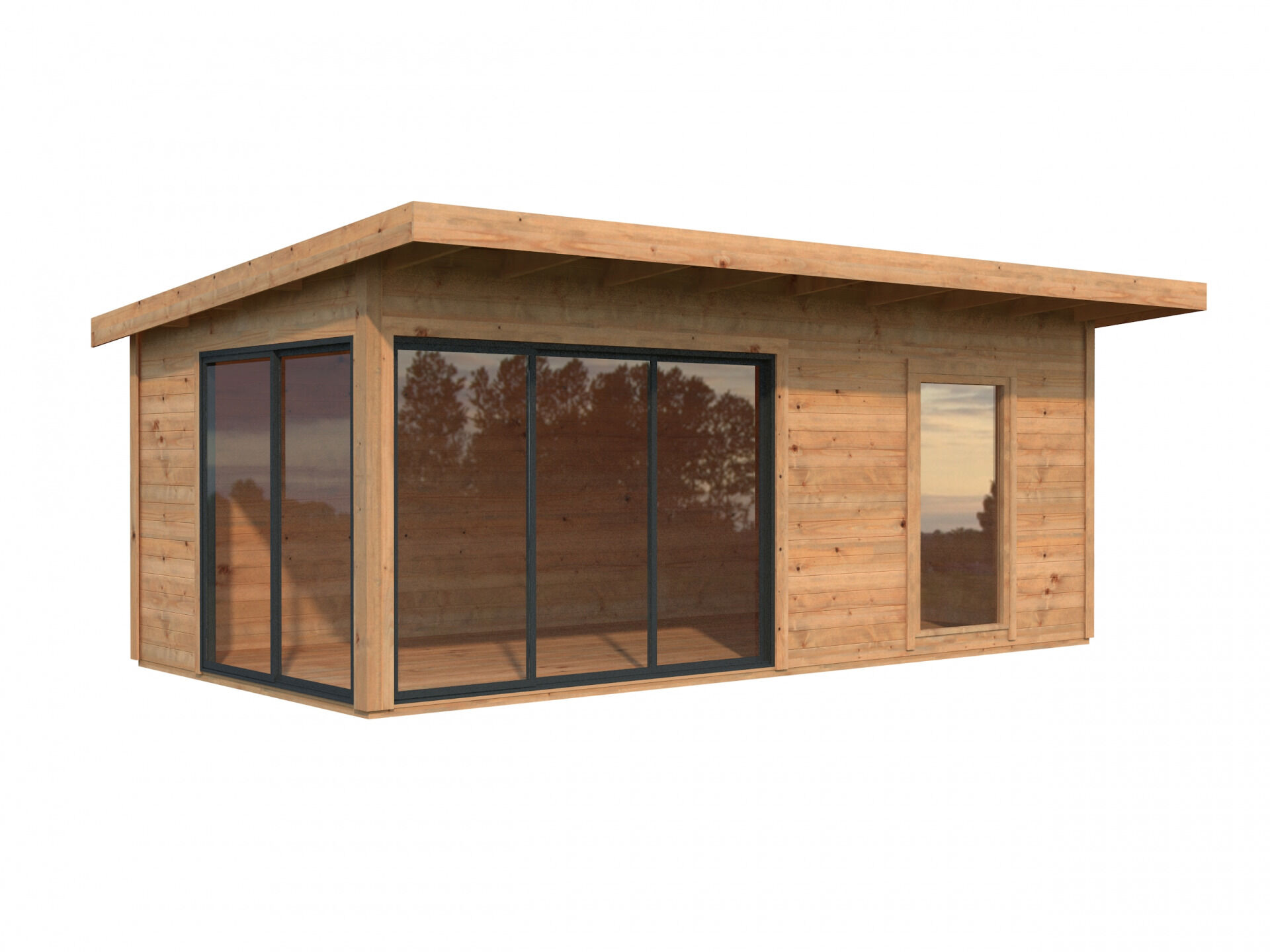 Palmako Pultdach Gartenhaus Andrea 17,1 m² Slide