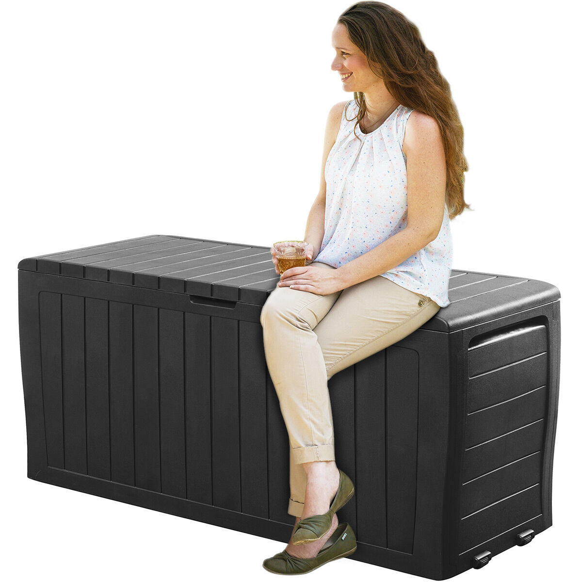Auflagenbox Marvel Plus Anthrazit 270L