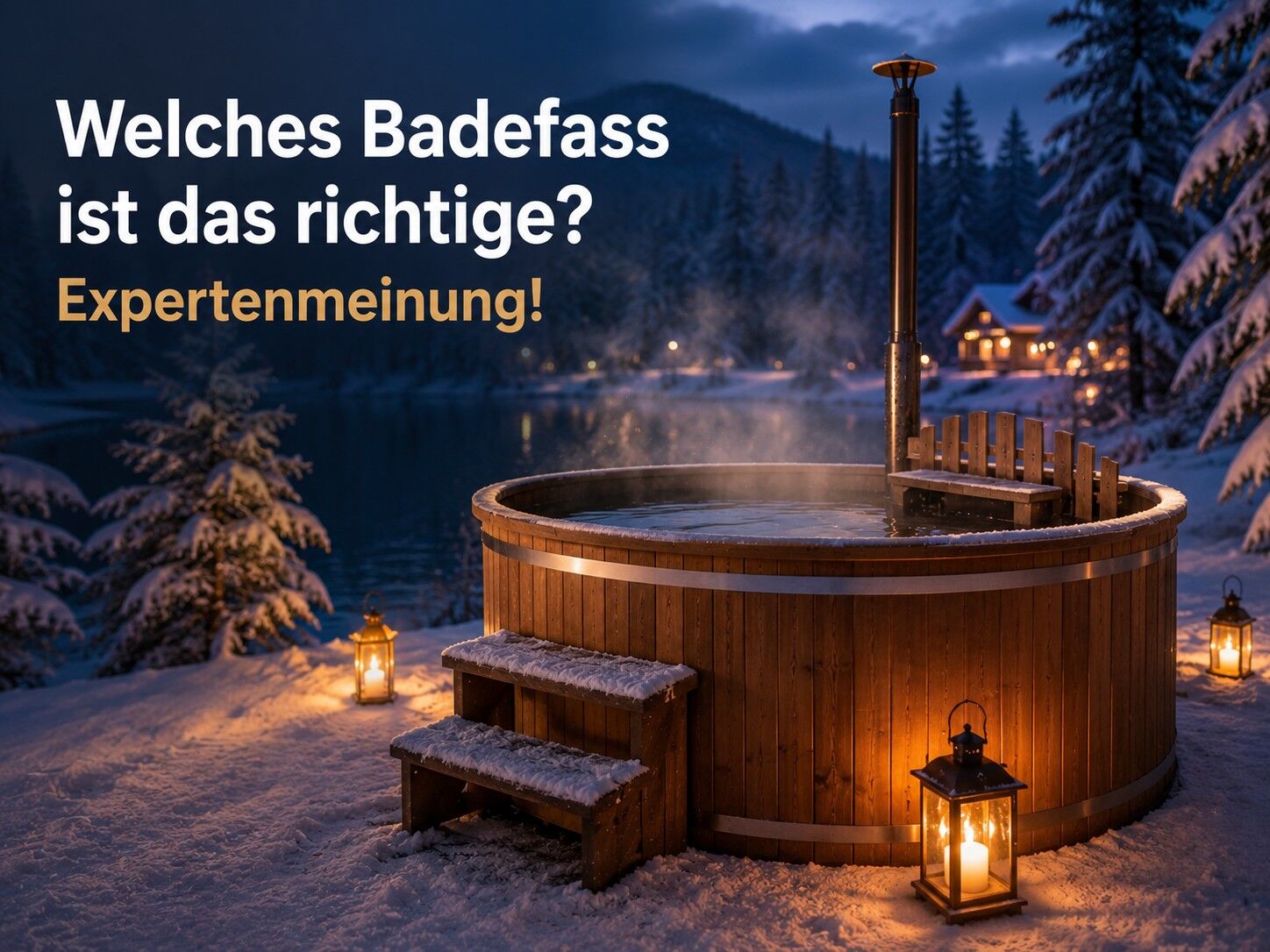 Expertenempfehlung - Badefass