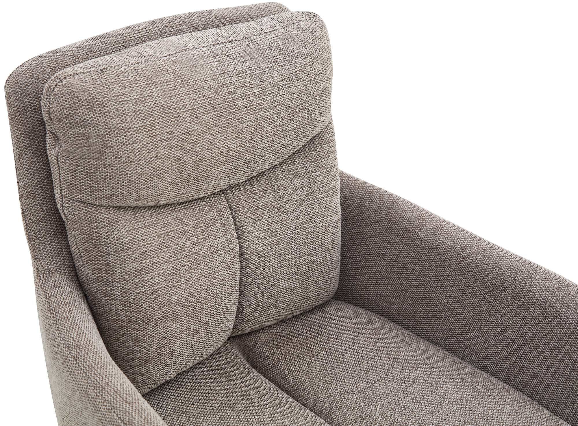 2er Set Esszimmerstuhl Somers Stoff, taupe