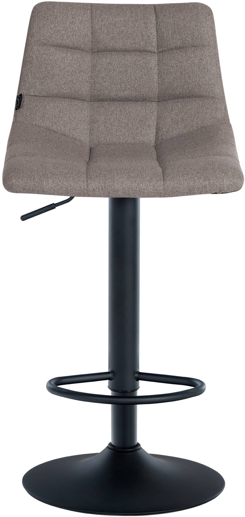 Barhocker Jerry Stoff schwarz, grau