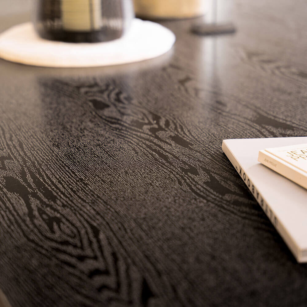 Esstisch Eckig AVENCIA inkl. Sternfuß - 200 x 120 cm Dark Oak