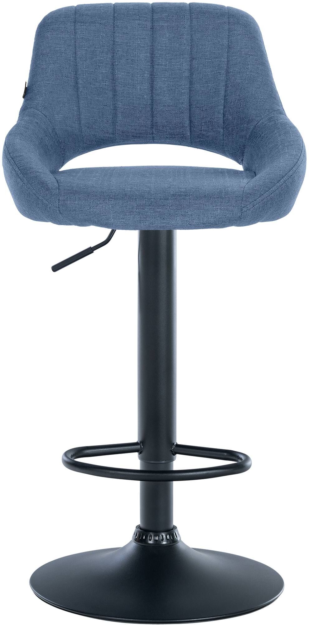 2er Set Barhocker Milet Stoff B, blau