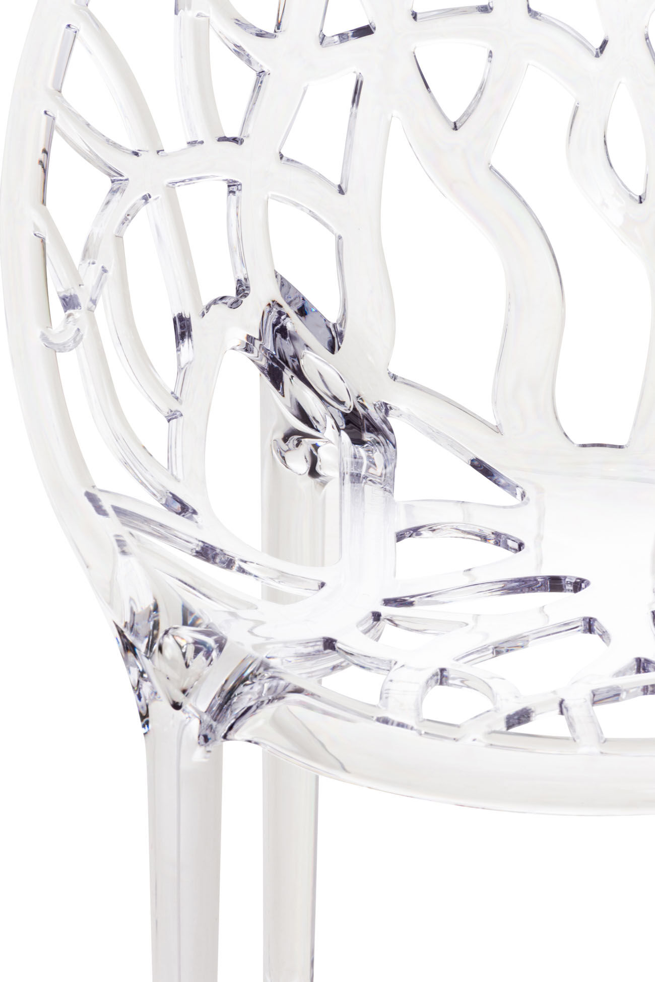 2er SET Stapelstuhl CRYSTAL, transparent